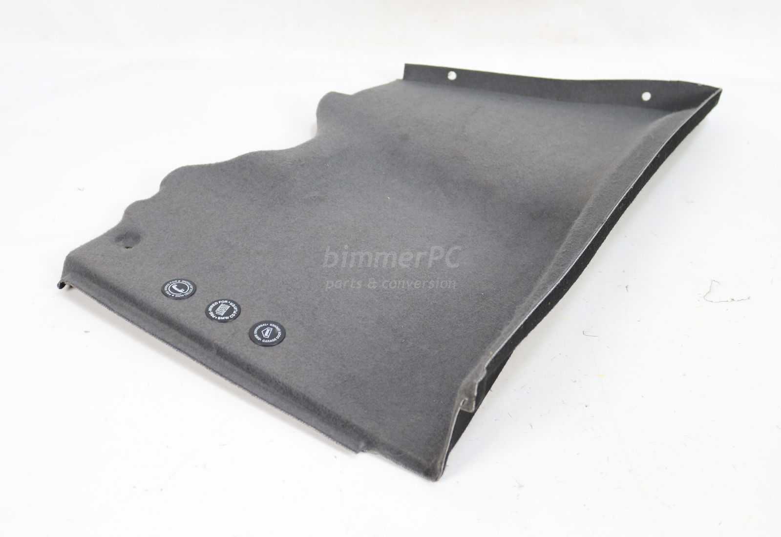 Picture of BMW 51478159474 Trunk Carpet Side Trim Panels Set Gray E39 Sedan for sale