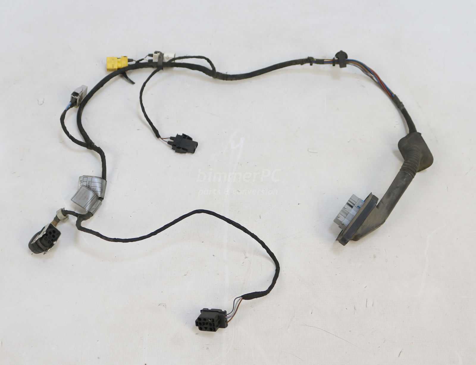 Picture of BMW 61121384624 Rear Right Passengers Door Cable Wiring Harness E34 Early for sale