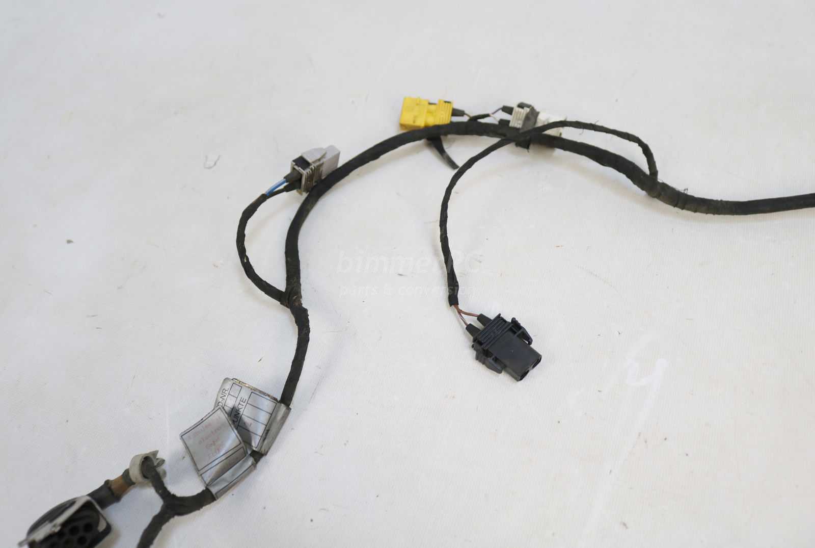 Picture of BMW 61121384624 Rear Right Passengers Door Cable Wiring Harness E34 Early for sale