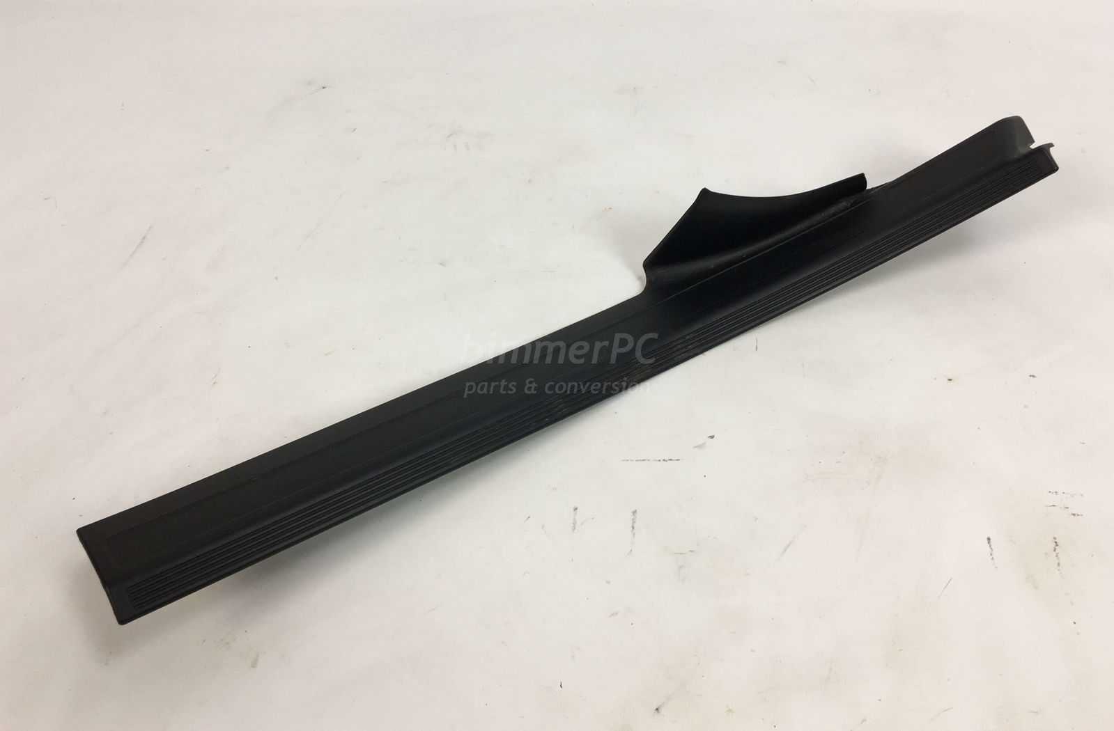 Picture of BMW 51478174517 Rear Left Passengers Door Black Overcenter Sill Strip Trim Edge Protector E38 740i for sale