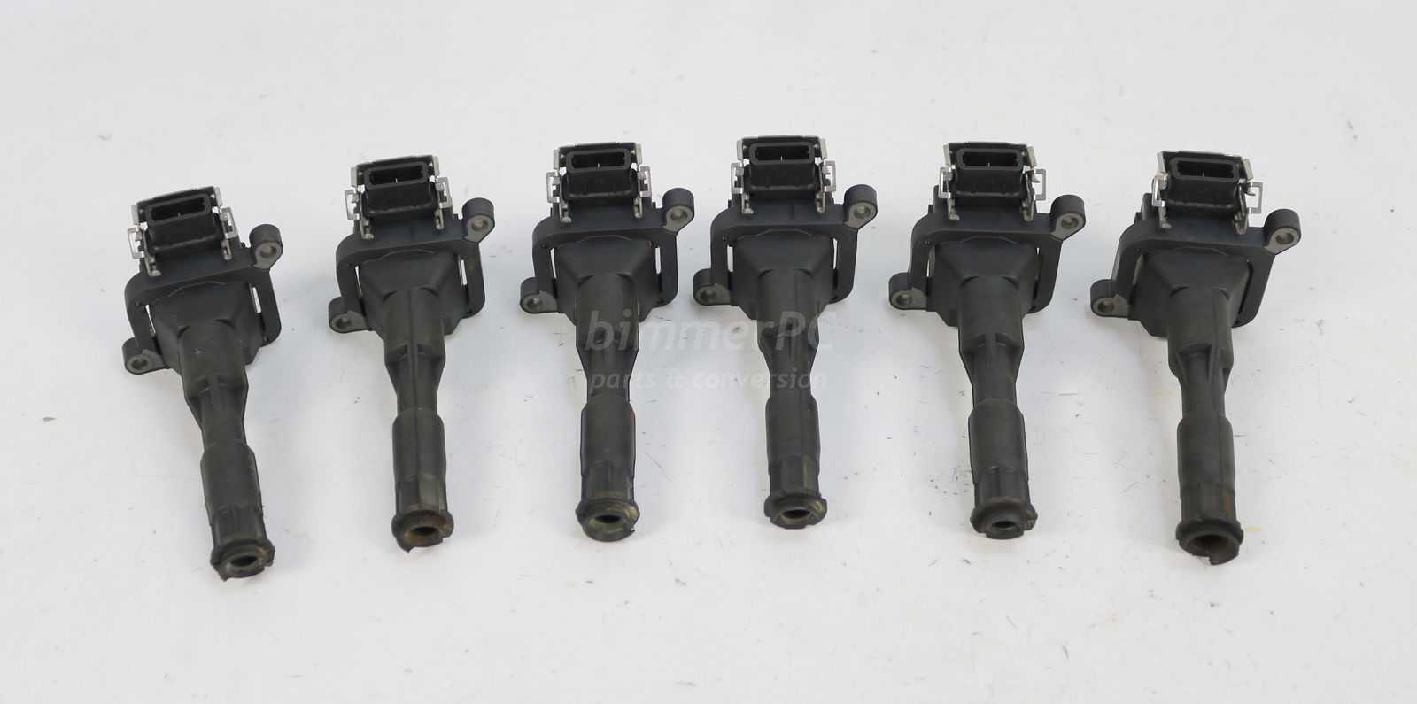 Picture of BMW 12131703228 Engine Motor Spark Plug Ignition Coils Set of 6 Packs M52 M54 S52 E46 E39 E36 E53 for sale