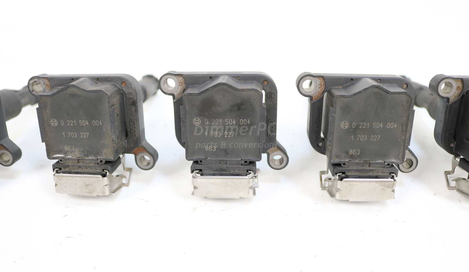 Picture of BMW 12131703228 Engine Motor Spark Plug Ignition Coils Set of 6 Packs M52 M54 S52 E46 E39 E36 E53 for sale