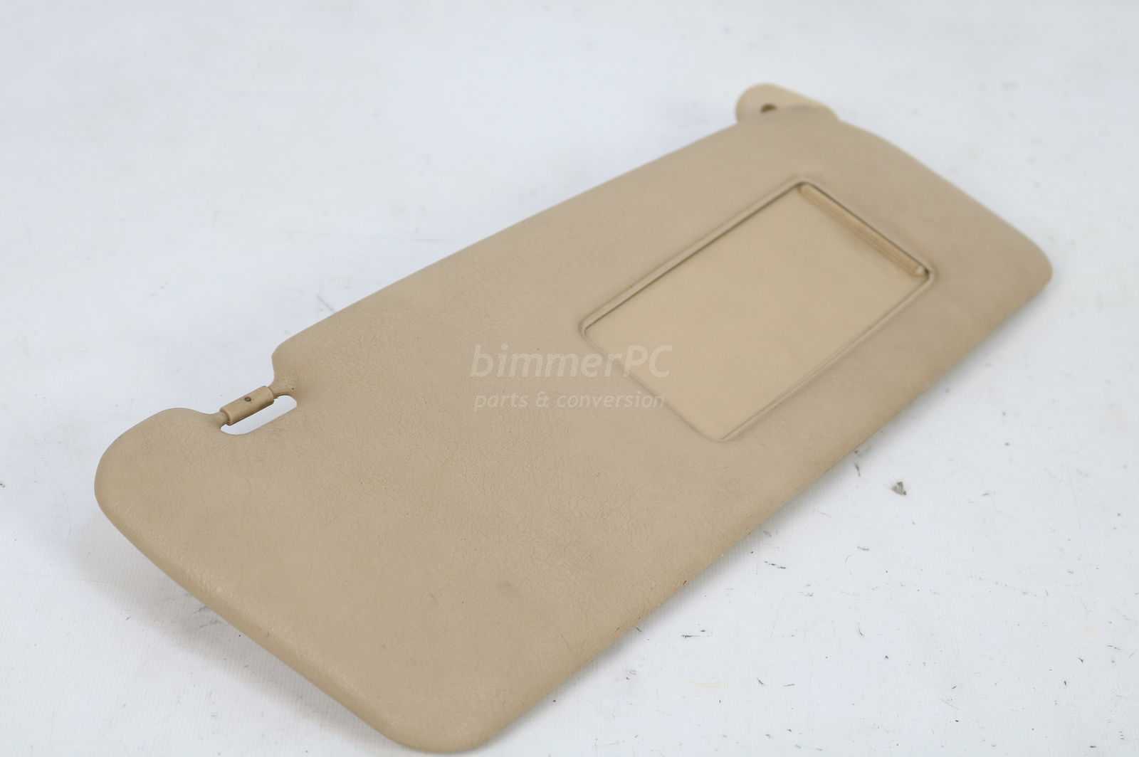 Picture of BMW 51168237122 Right Passengers Sun Visor Blind with Mirror Sand Beige Tan E36 Late for sale