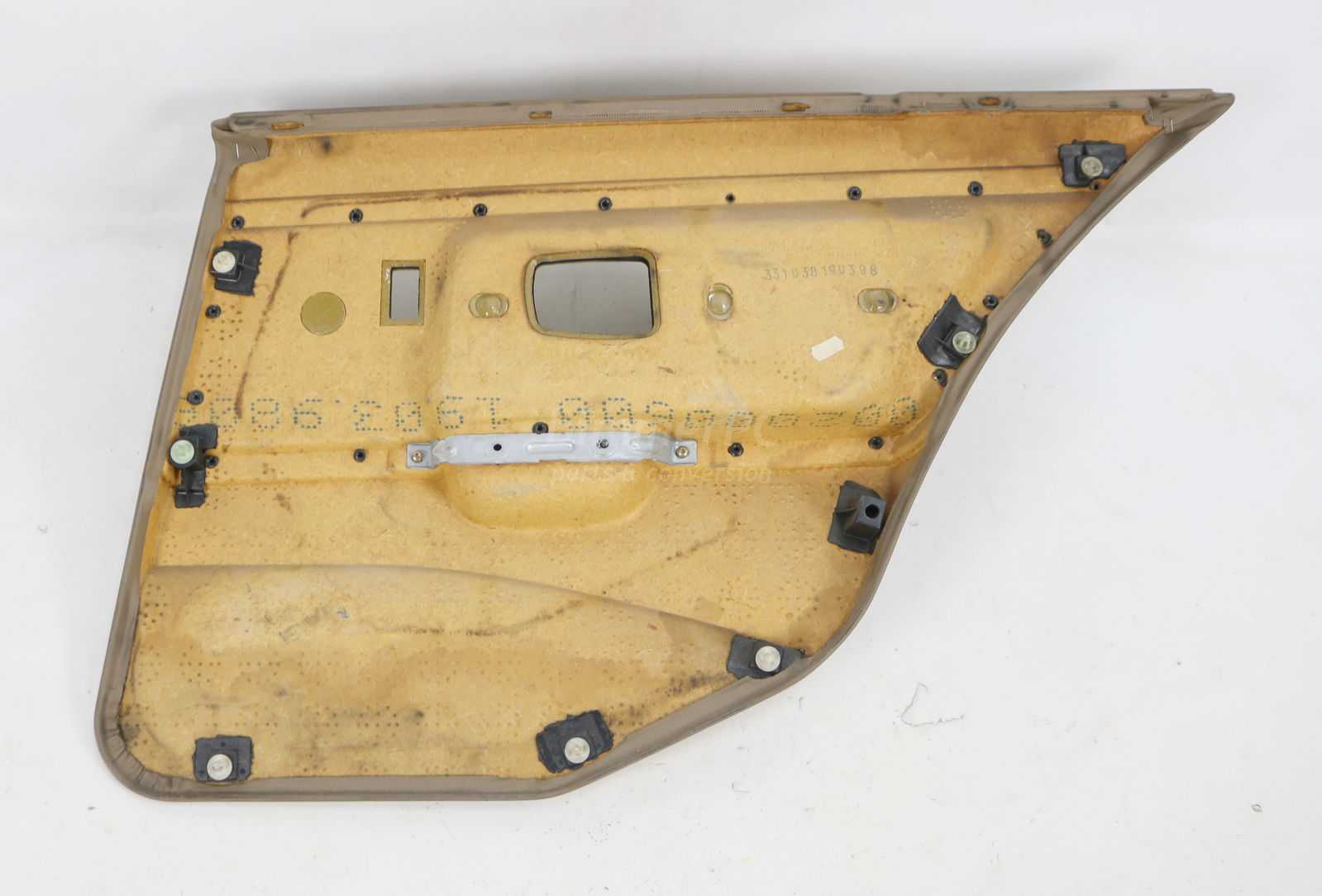 Picture of BMW 51428182603 Sand Tan Beige Left Rear Door Panel Trim Card E36 Sedan for sale