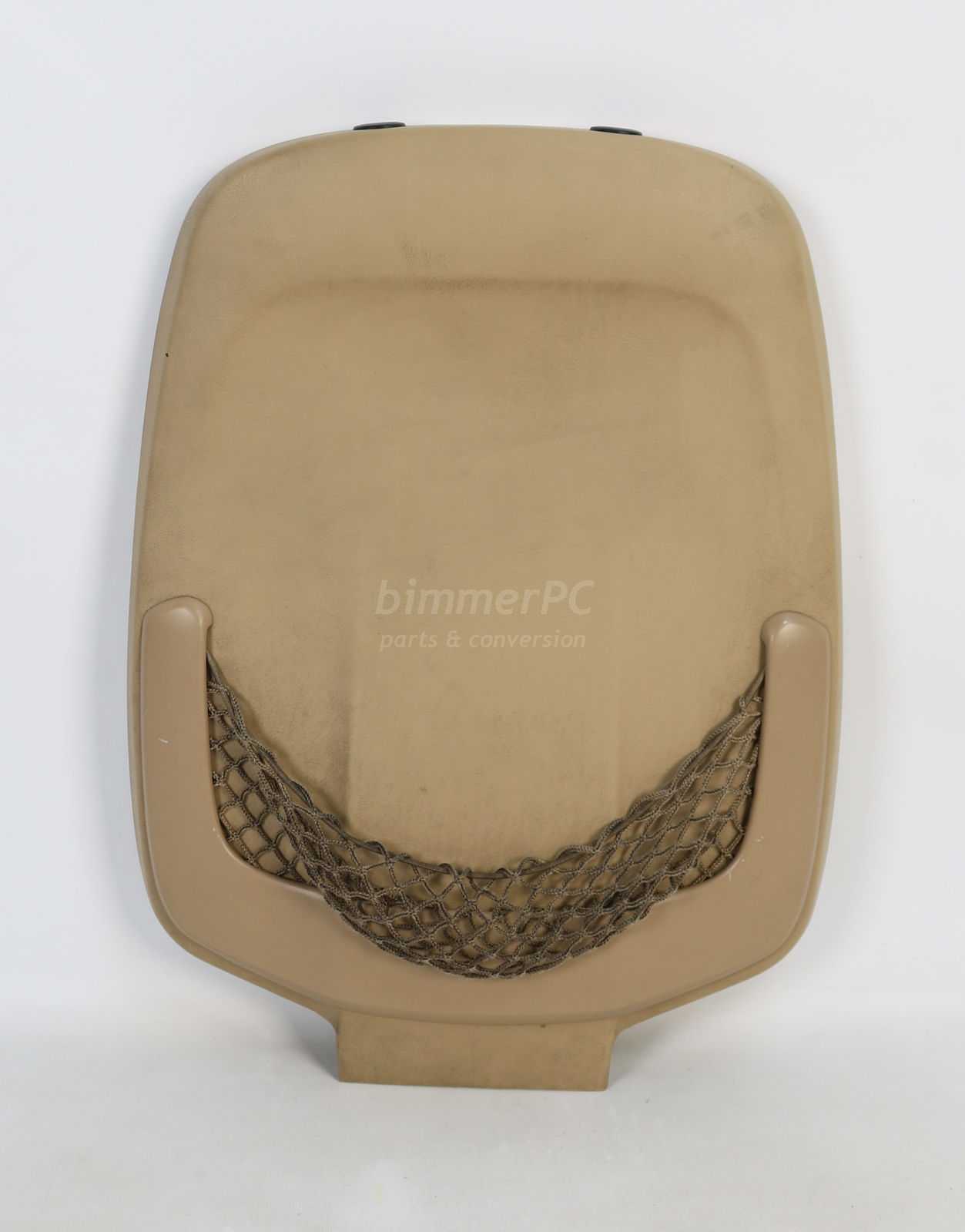 Picture of BMW 52108201676 Sand Tan Front Seat Backrest Panel Trim Cover E36 Late for sale