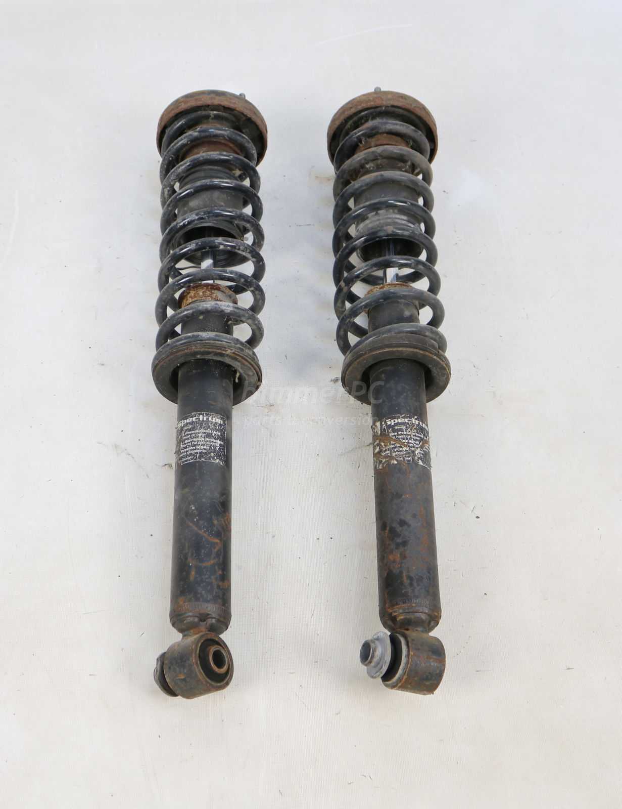 Picture of BMW  Rear Suspension Springs Struts Shocks Left Right Set E39 for sale