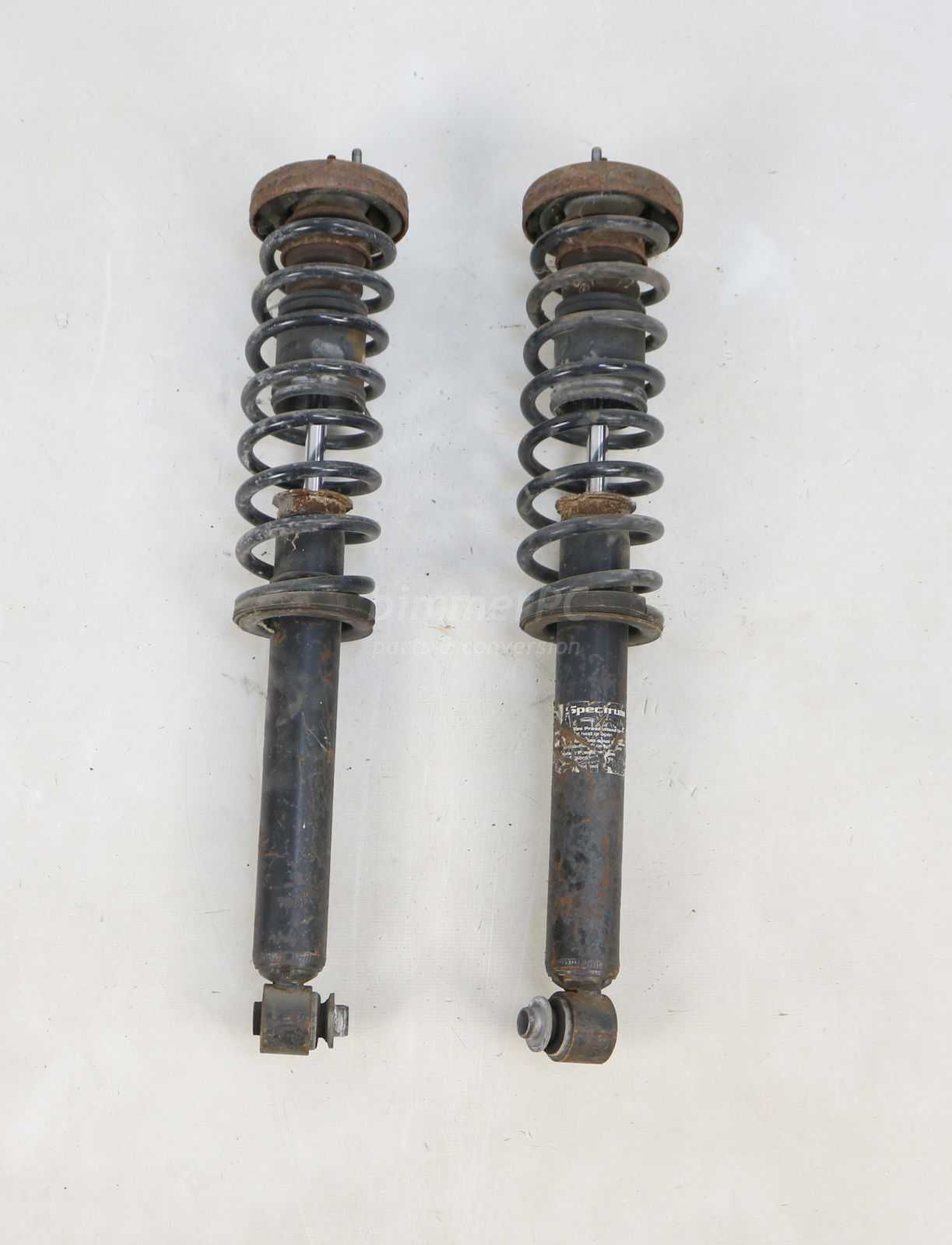 Picture of BMW  Rear Suspension Springs Struts Shocks Left Right Set E39 for sale