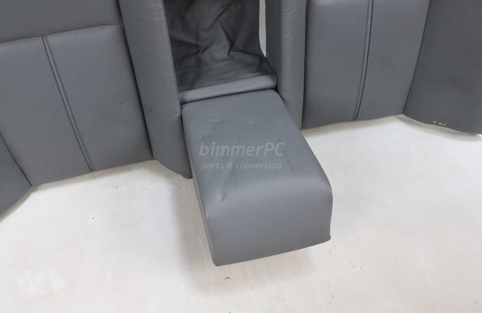 Picture of BMW 52208197606 Rear Seat Backrest Cushion Gray Leather E39 for sale