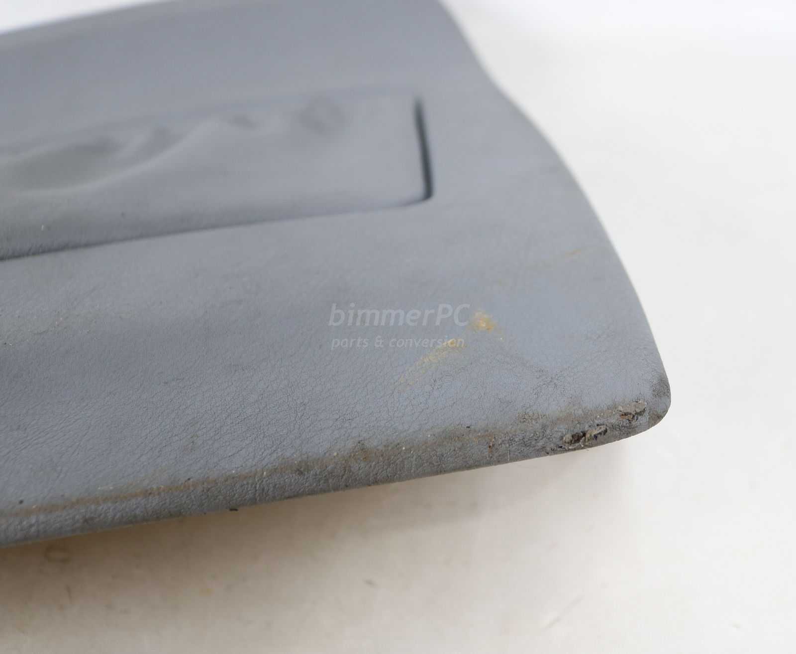 Picture of BMW 52108267854 Gray Front Seat Backrest Panel Trim E39 E38 Late for sale