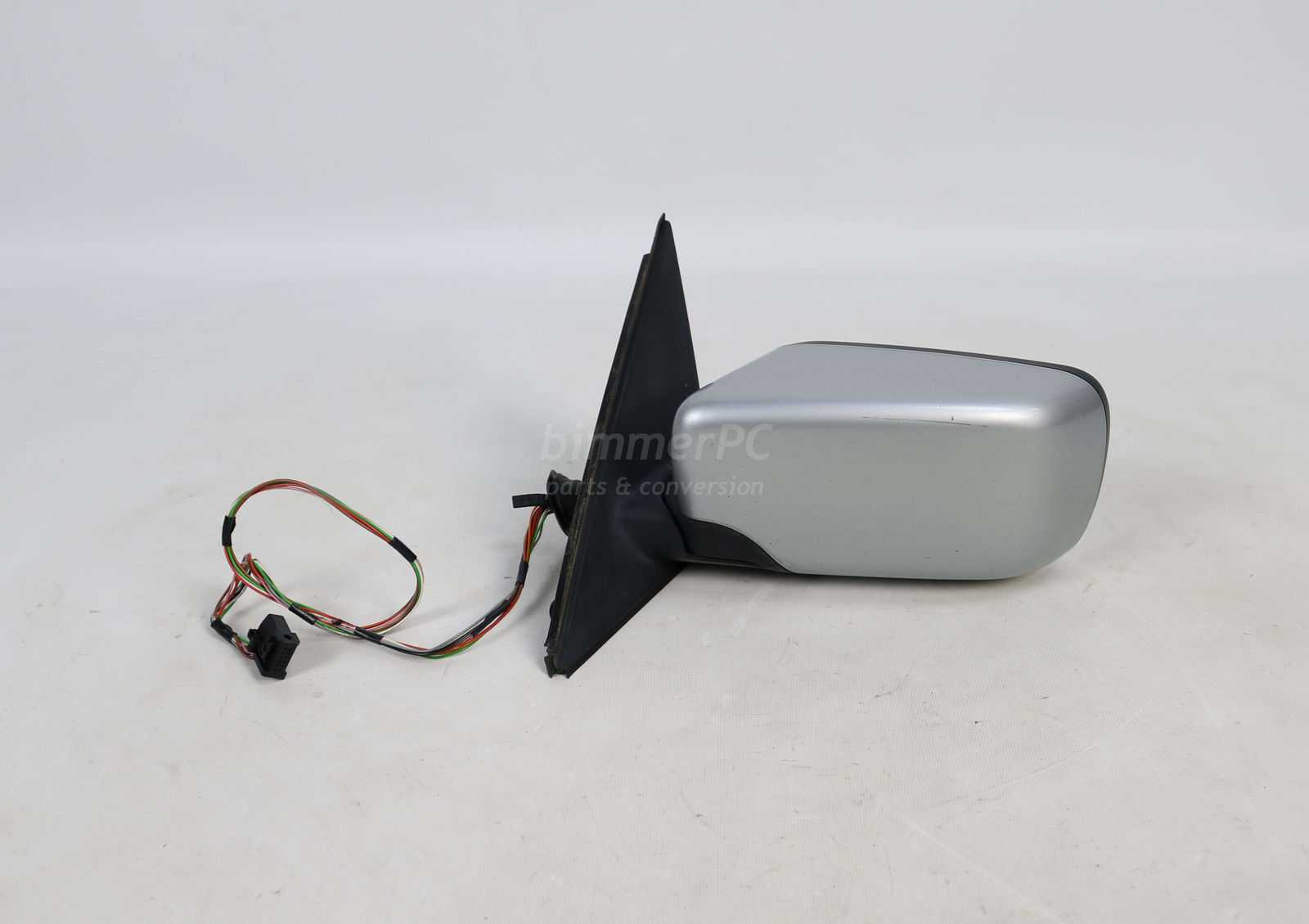 Picture of BMW 51168184857 Arctic Gray Drivers Left Memory Power Door Mirror Heated E39 Early for sale