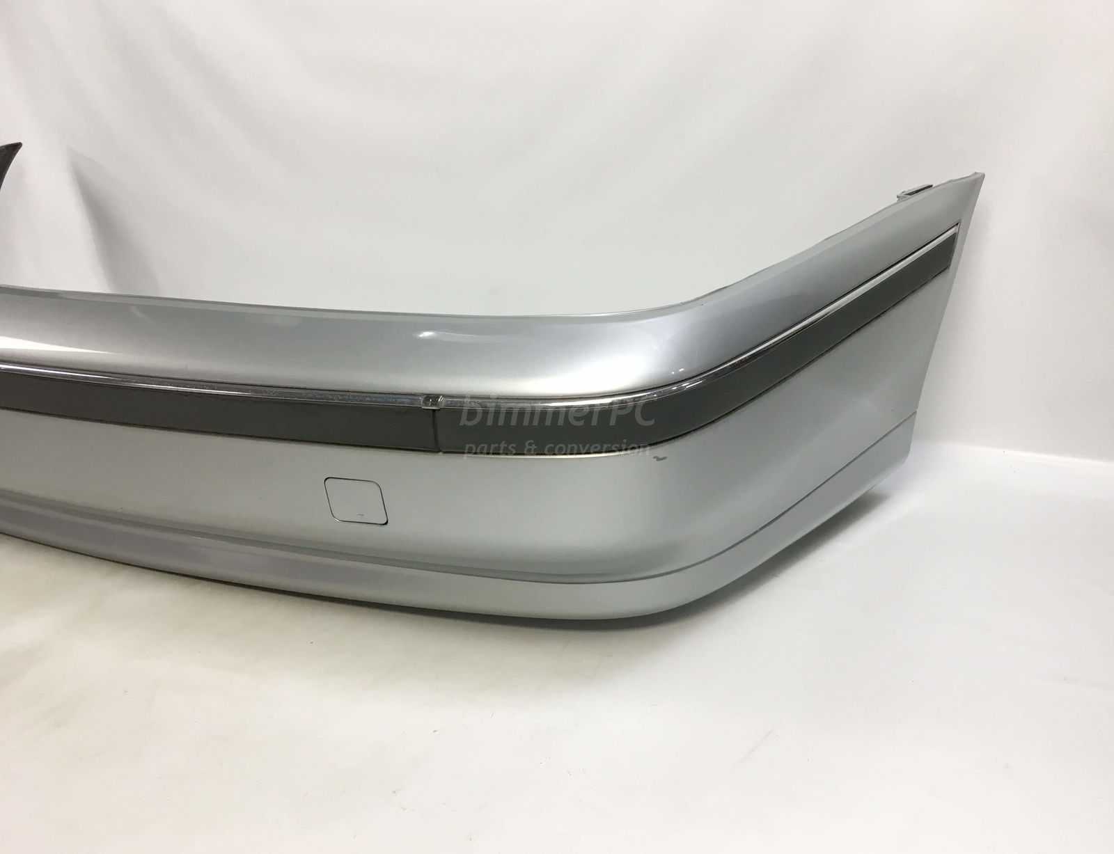 BMW E39 5-Series Rear Bumper Cover w Core Arctic Silver Gray 1996-2000 ...