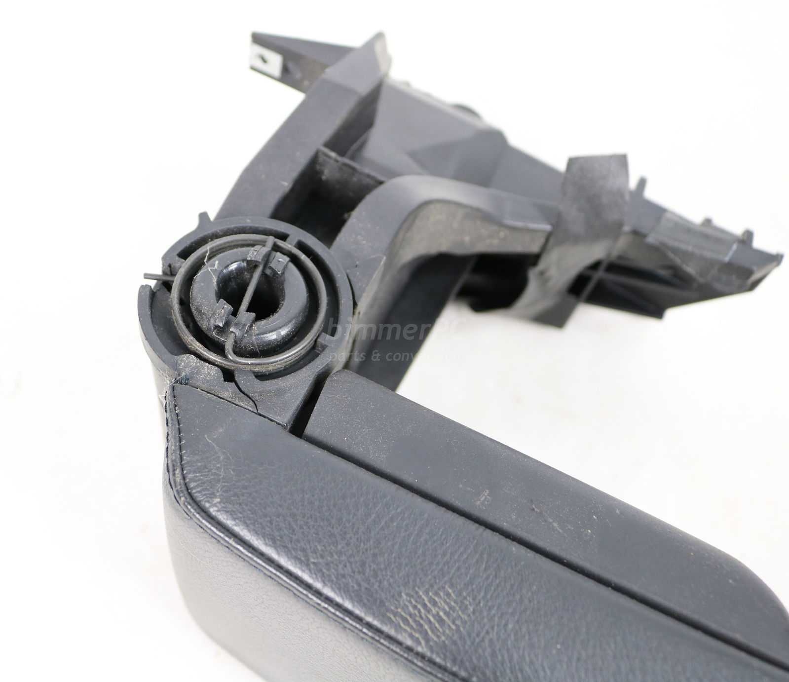 Picture of BMW  Black Leather Center Console Arm Rest E46 for sale