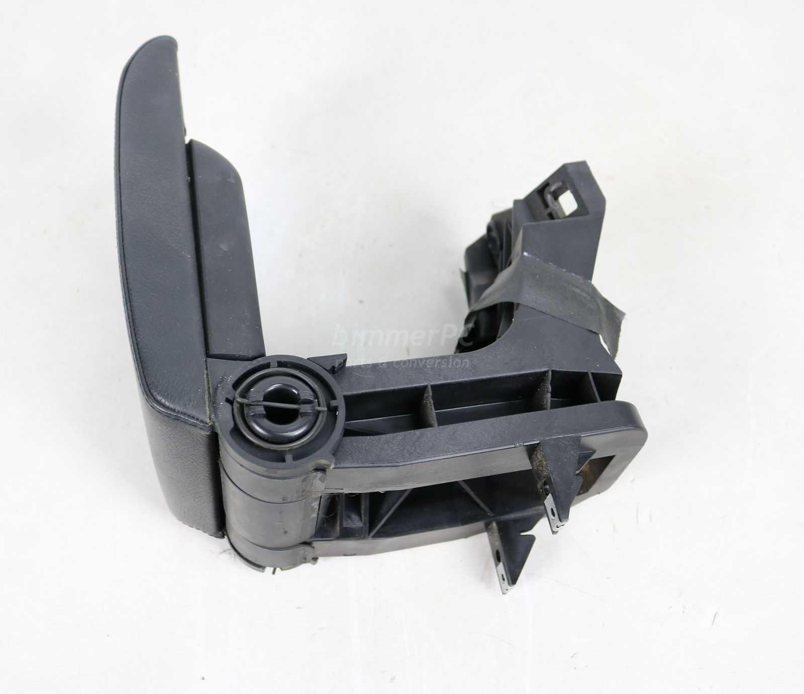 Picture of BMW  Black Leather Center Console Arm Rest E46 for sale