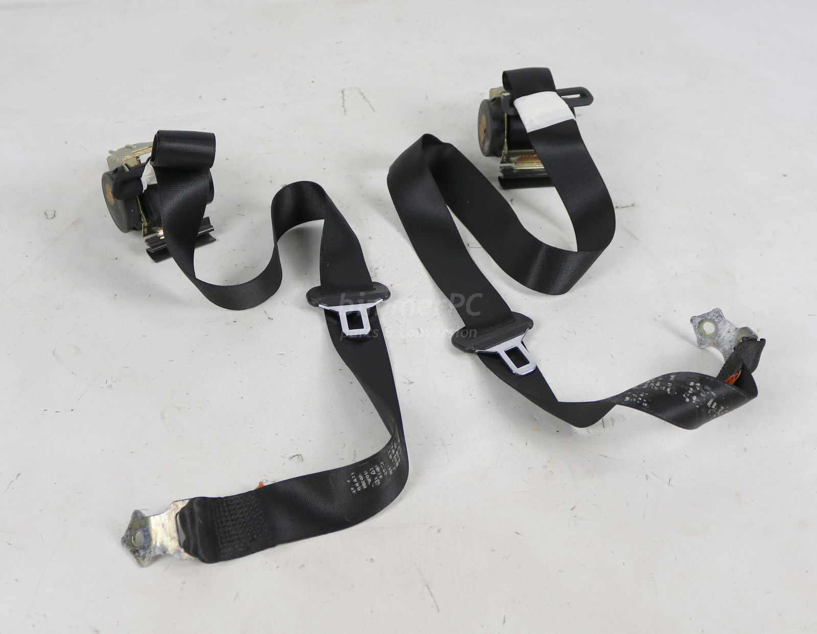 Picture of BMW 72118201017 Black Rear Seat Belts E46 Coupe Sedan for sale