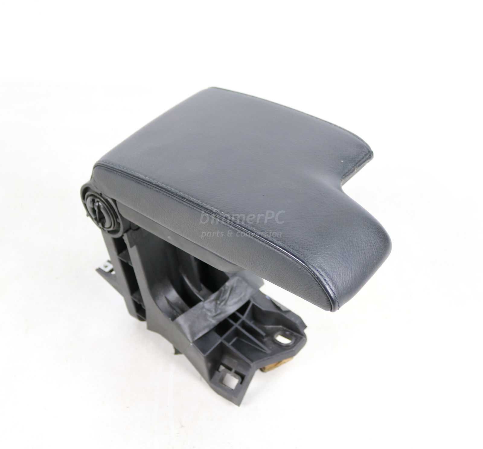 Picture of BMW  Black Leather Center Console Arm Rest E46 for sale