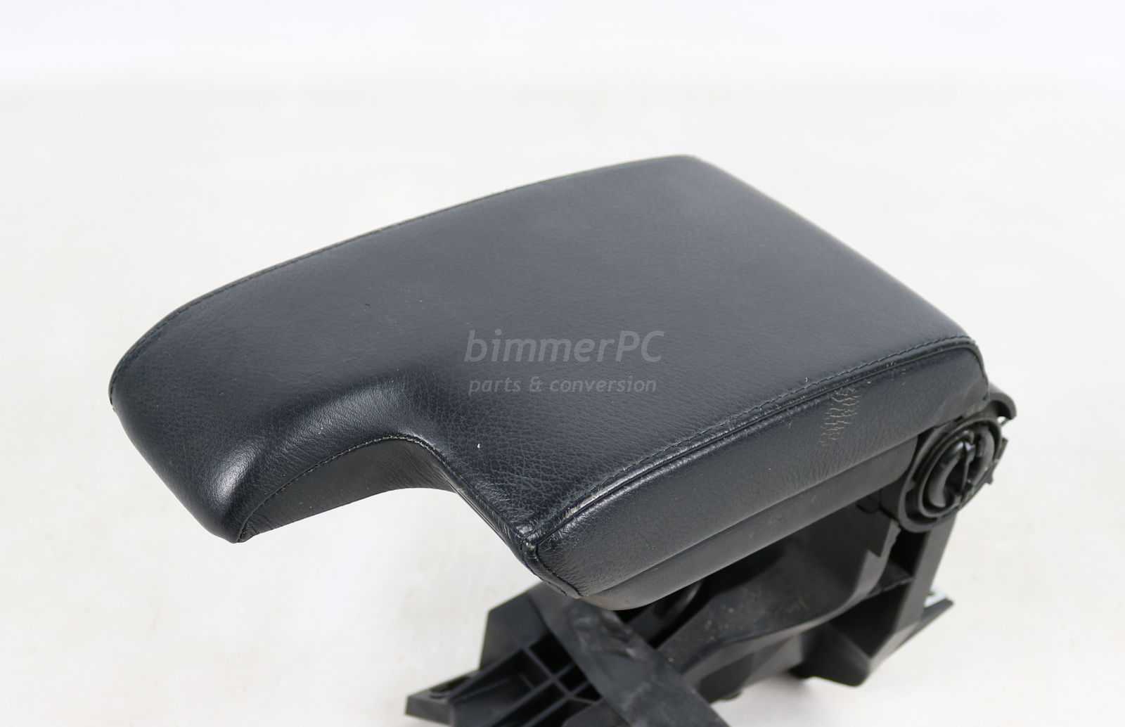 Picture of BMW  Black Leather Center Console Arm Rest E46 for sale