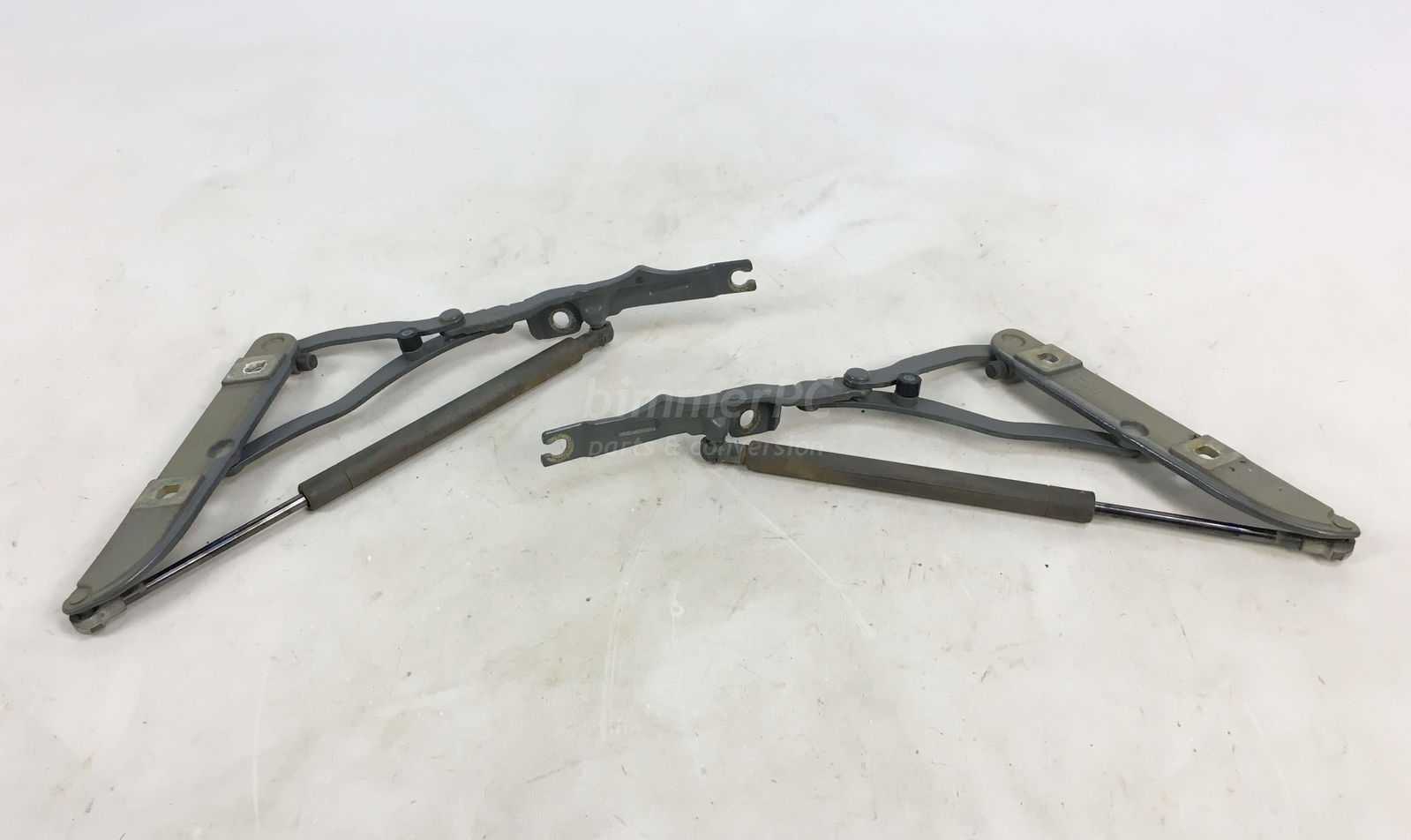 Picture of BMW  Steel Gray Trunk Lid Arms Supports Mounts Hinges E46 Sedan Coupe for sale