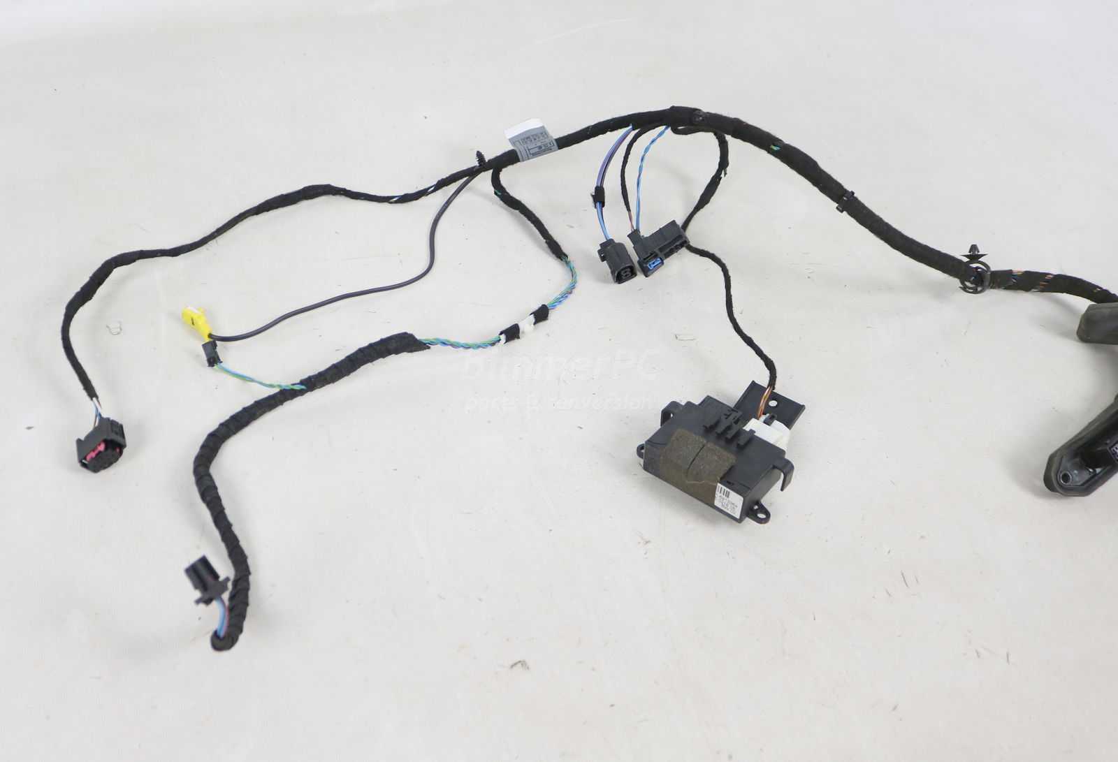 Picture of BMW 61126903089 Right Front Passengers Door Cable Wiring Harness w Memory E46 Sedan Touring Wagon Early for sale