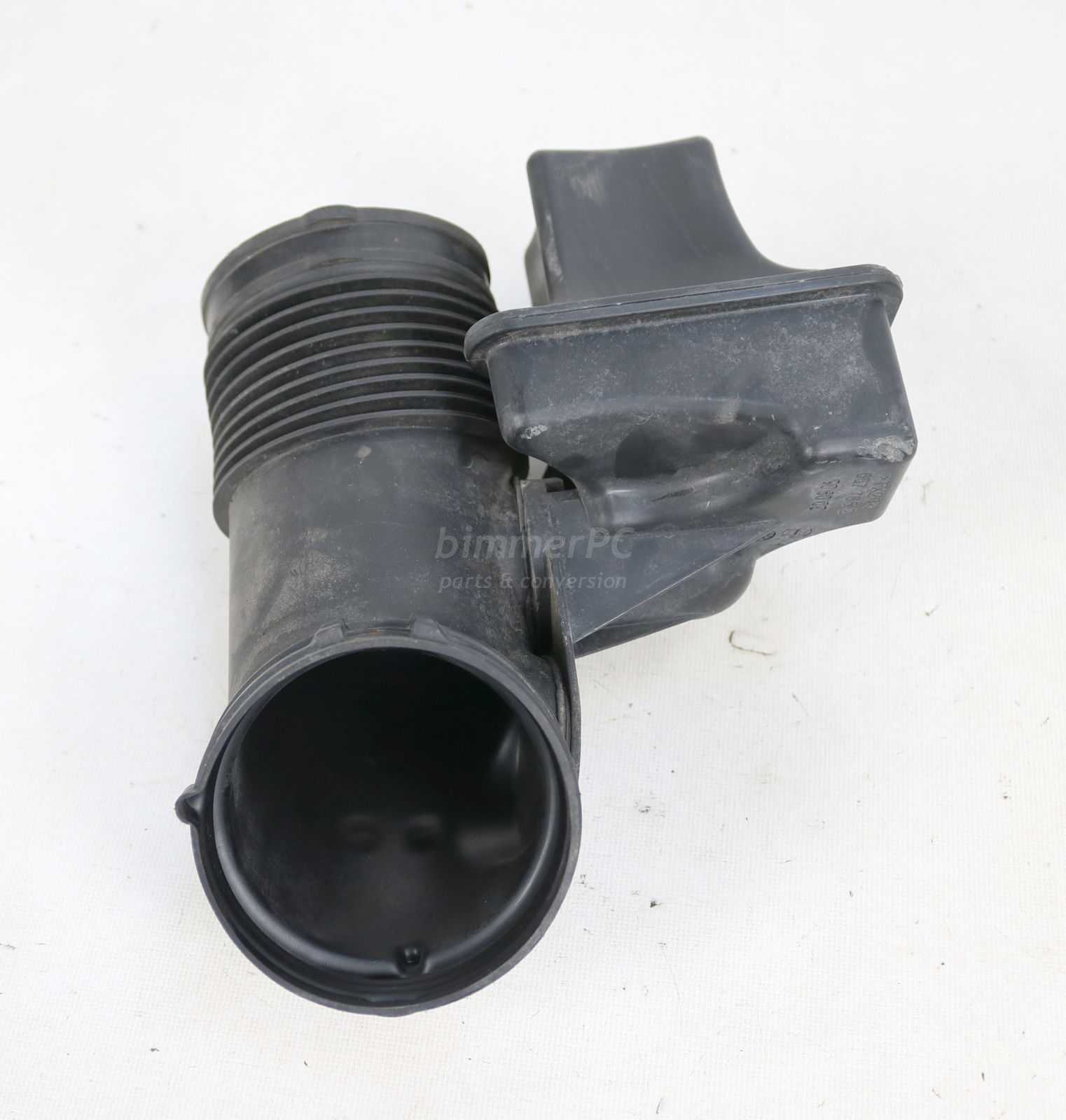 Picture of BMW 13717536004 Intake Air Duct Rubber Boot w Resonator N52 N52n E90 E91 E92 E93 E82 for sale