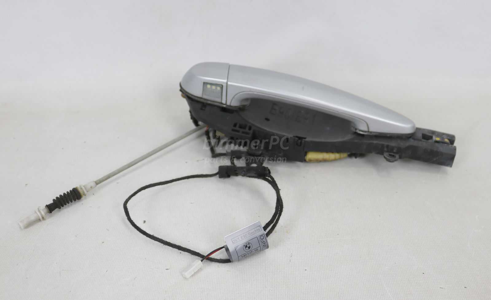 Picture of BMW 51217207540 Rear Right Illuminated Outside Exterior Door Handle Carrier E90 E91 Early for sale