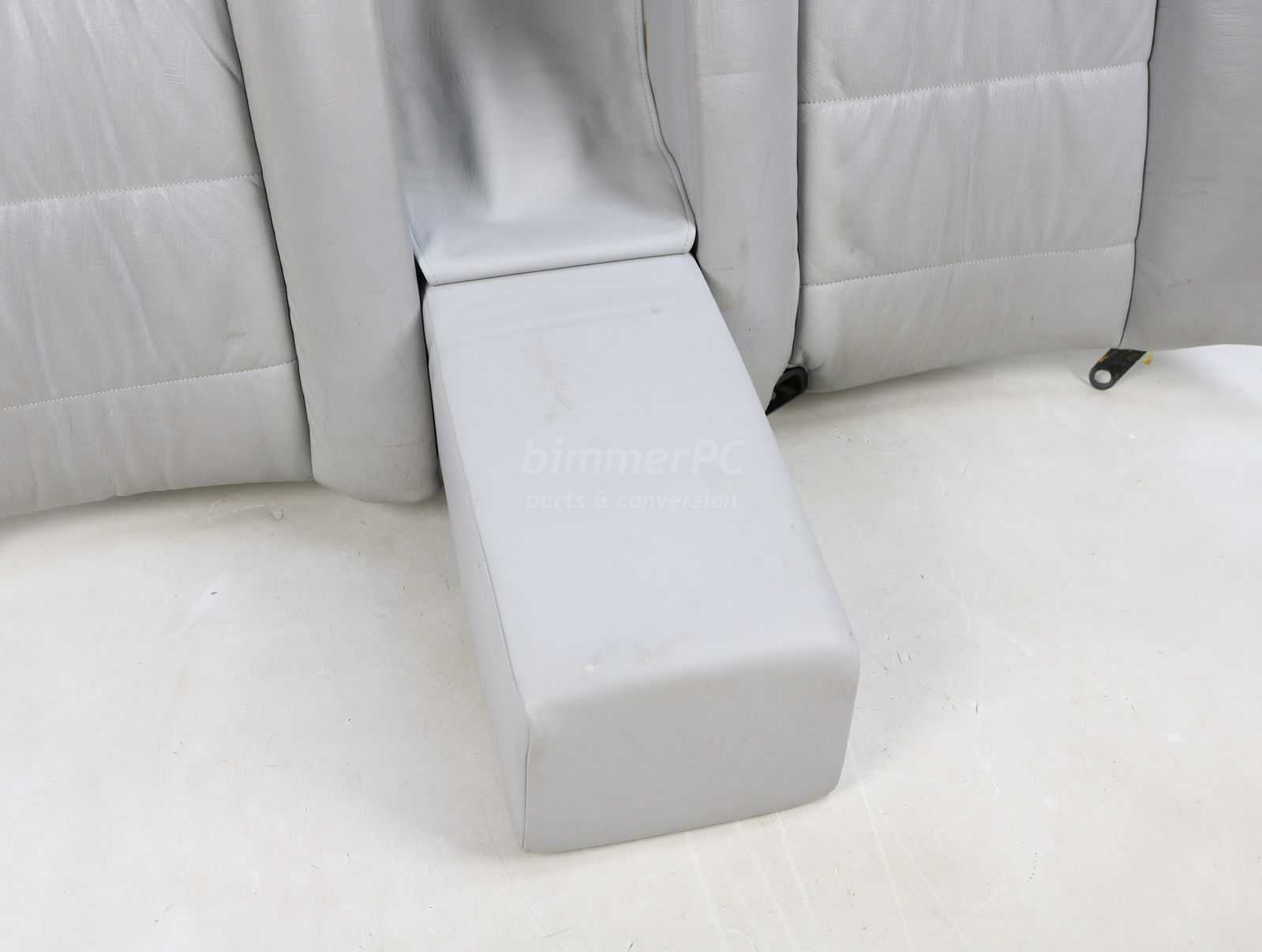 Picture of BMW  Dove Gray Rear Seat Back Cushion Silvergray Leather E34 Sedan for sale