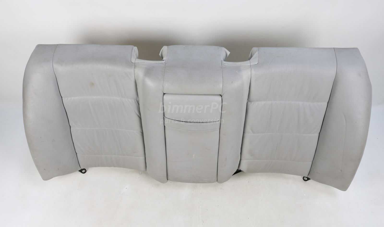 Picture of BMW  Dove Gray Rear Seat Back Cushion Silvergray Leather E34 Sedan for sale