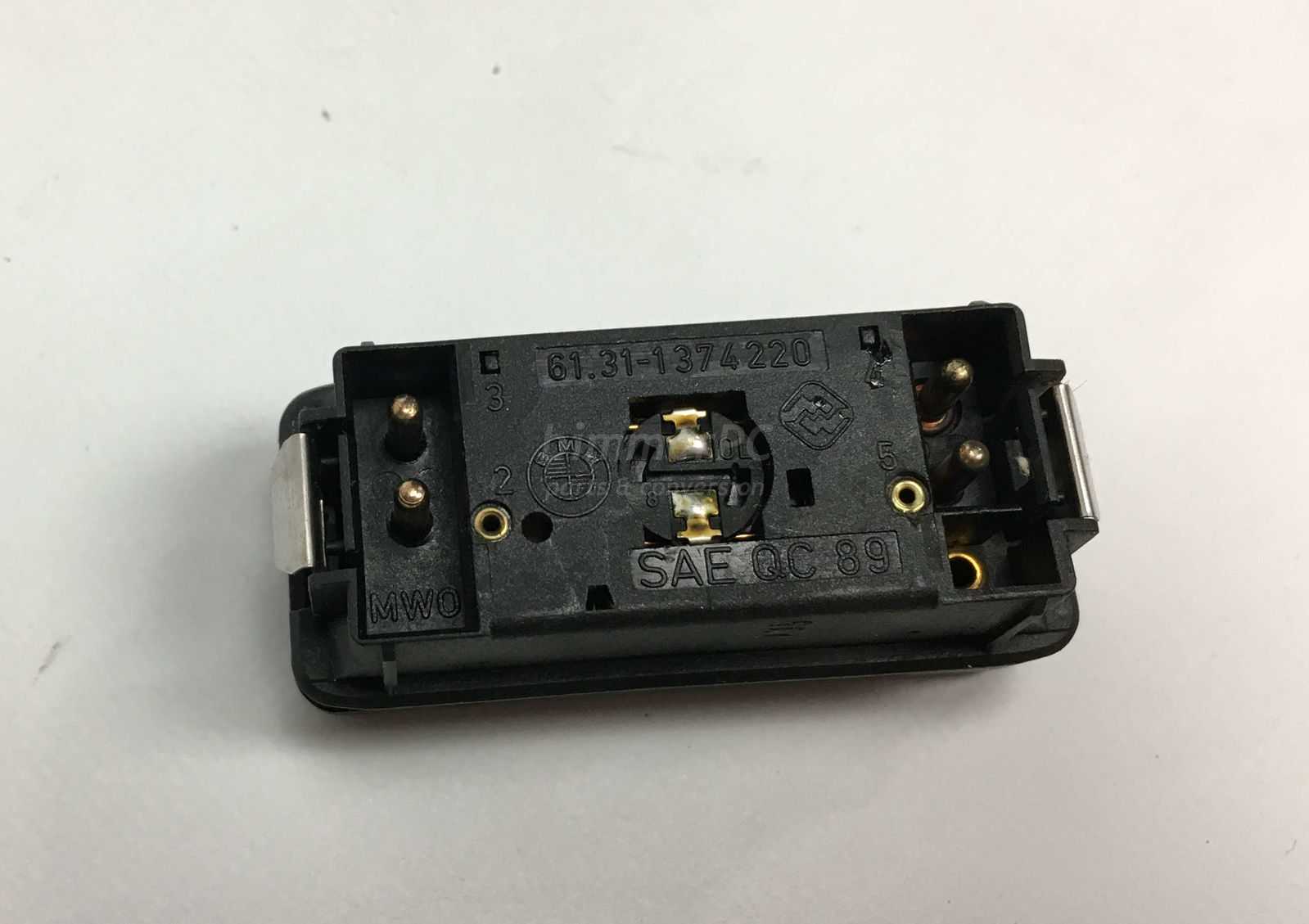 Picture of BMW 61311374220 Center Console Hazard Lights Switch Emergency Flashers E34 E32 E31 E36 Z3 for sale