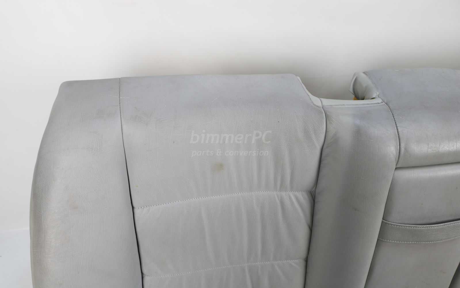 Picture of BMW  Dove Gray Rear Seat Back Cushion Silvergray Leather E34 Sedan for sale