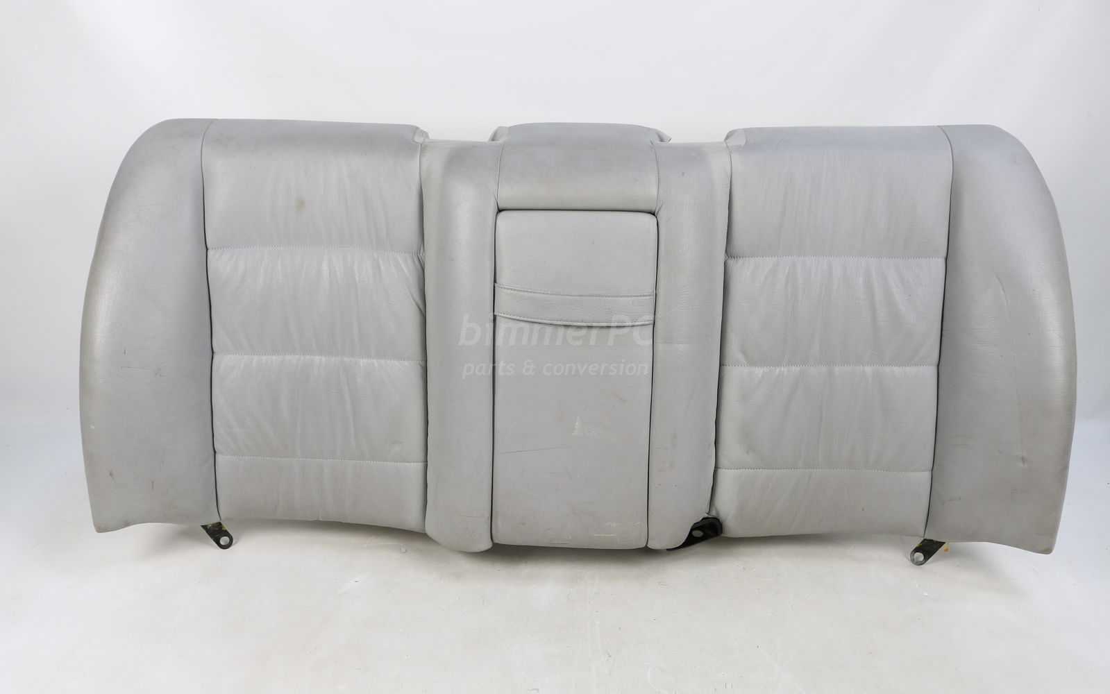 Picture of BMW  Dove Gray Rear Seat Back Cushion Silvergray Leather E34 Sedan for sale