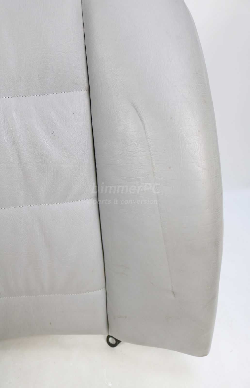 Picture of BMW  Dove Gray Rear Seat Back Cushion Silvergray Leather E34 Sedan for sale