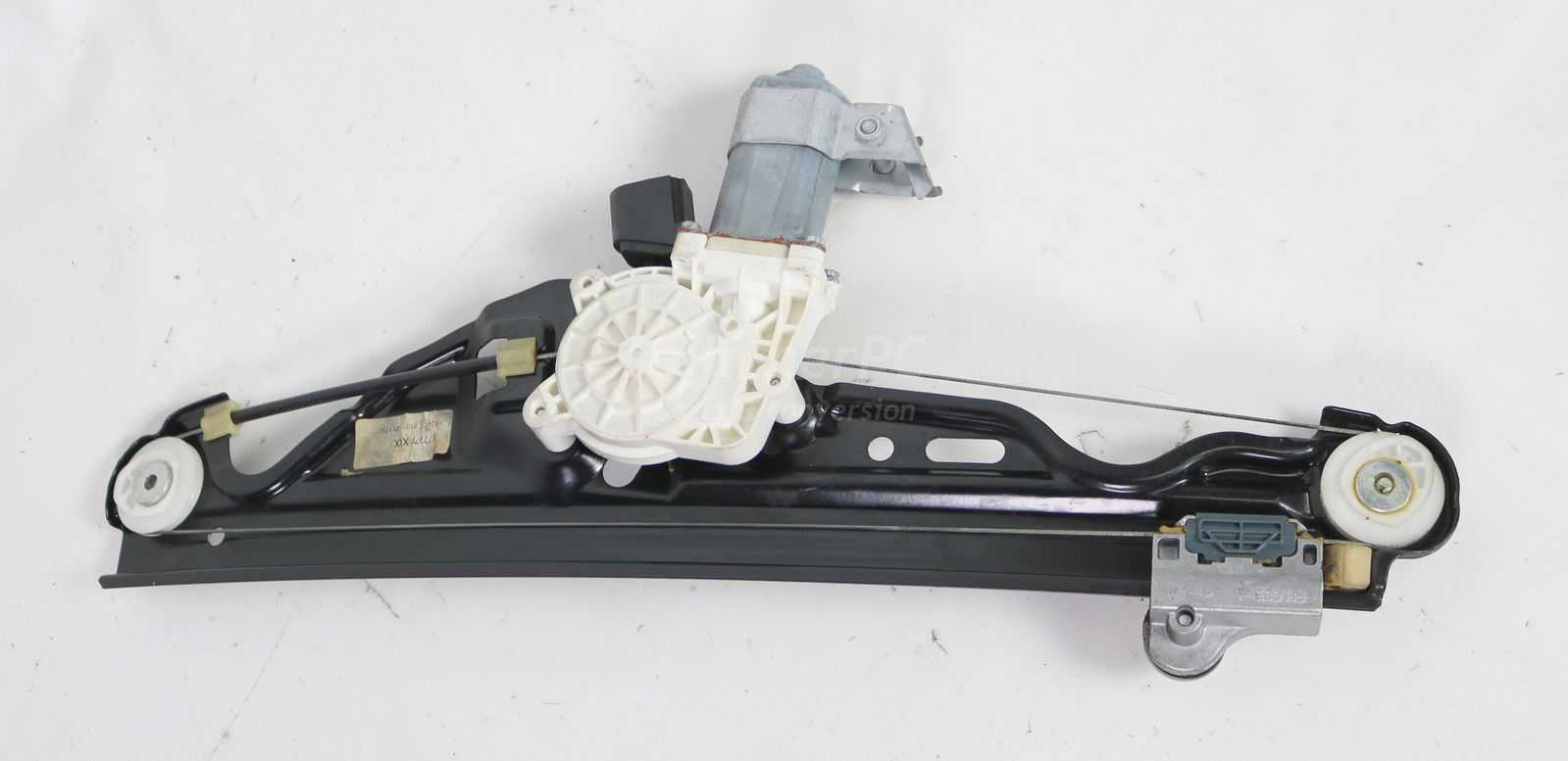 Picture of BMW 51357184746 Right Rear Passengers Door Window Glass Regulator w Lift Motor E60 for sale