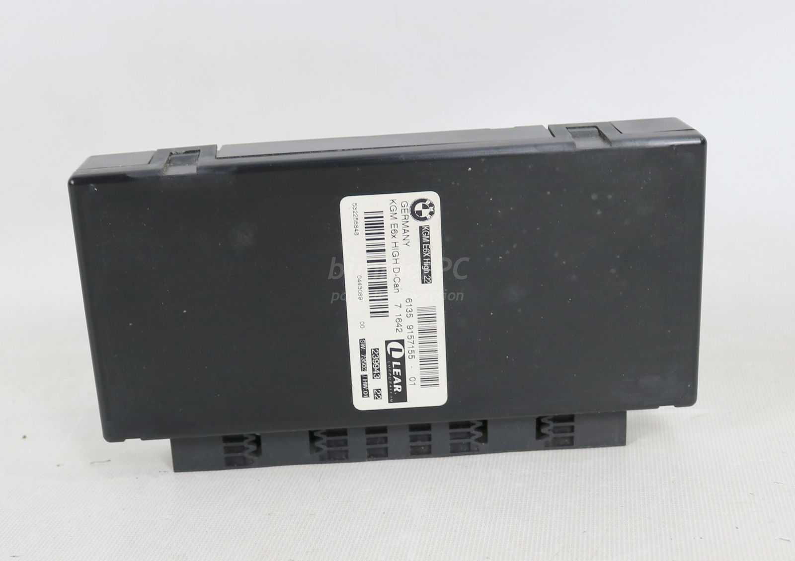 Picture of BMW 61359157155 Body Gateway Control Unit General Module KGM High D-Can E60 E61 E63 E64 Late LCI for sale