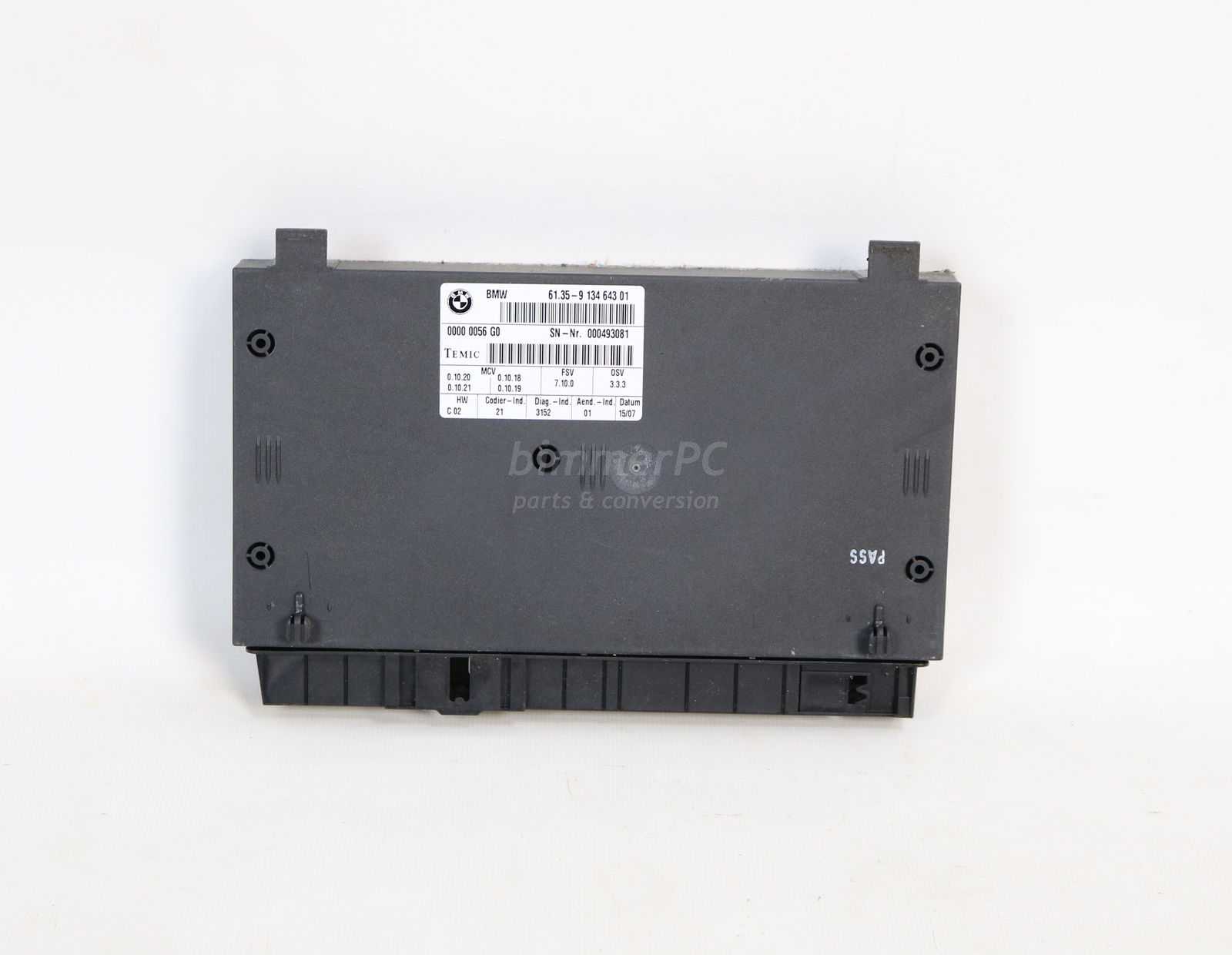 Picture of BMW 61359134643 Power Heated Lumbar Seat Control Module Computer Unit E60 E61 Late for sale