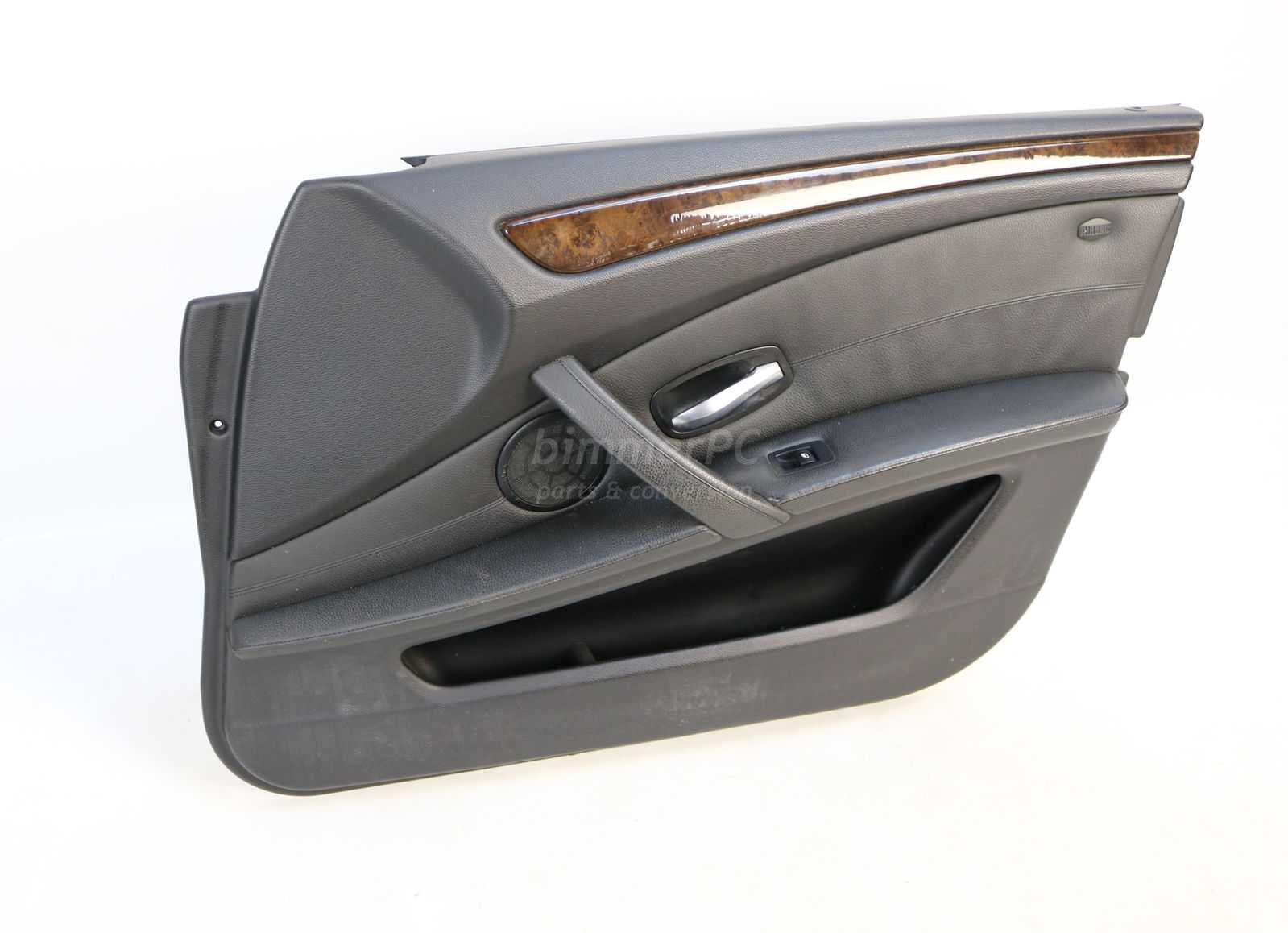 Picture of BMW 51416983616 Right Front Door Panel Dakota Black Leather E60 E61 LCI Late for sale