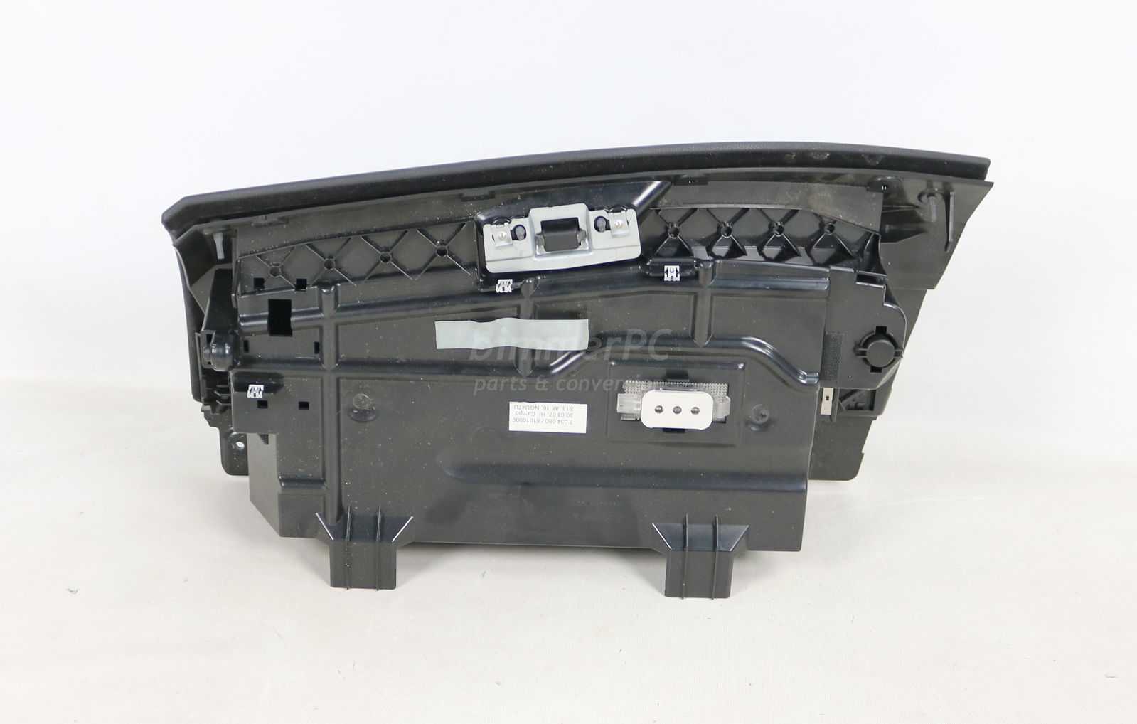 Picture of BMW 51167034080 Black Glove Box w Latch Mounting Bracket E60 E61 for sale