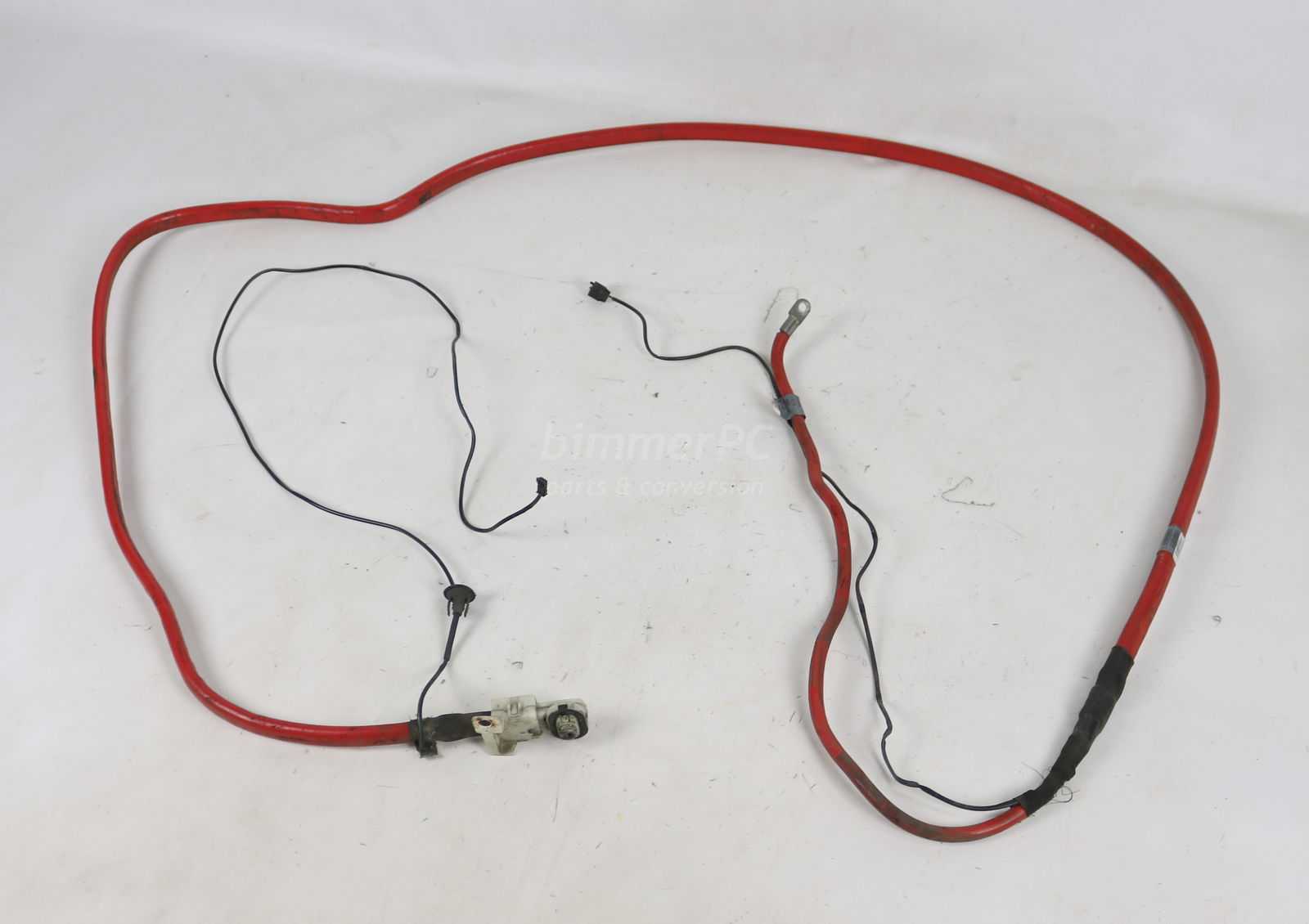 Picture of BMW 61126927705 Red Positive Battery Cable 6-Cylinder E60 E61 for sale