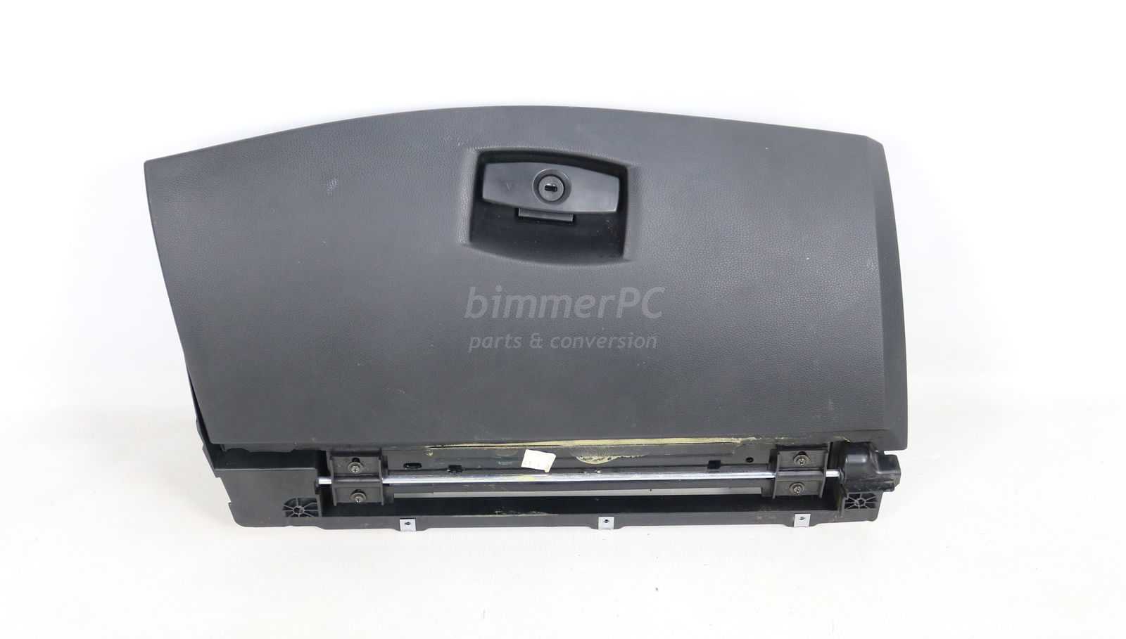 Picture of BMW 51167034080 Black Glove Box w Latch Mounting Bracket E60 E61 for sale