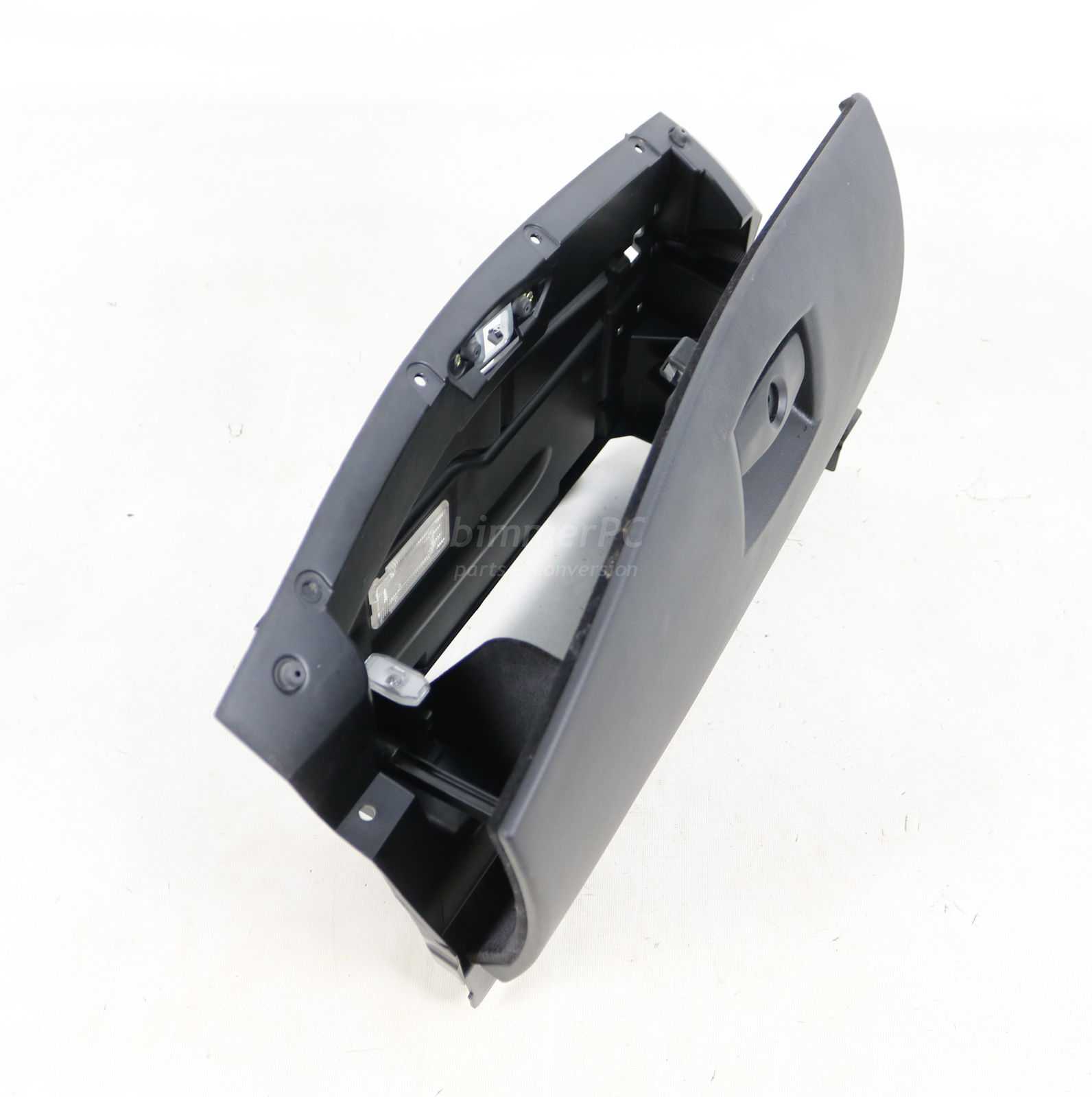 Picture of BMW 51167034080 Black Glove Box w Latch Mounting Bracket E60 E61 for sale