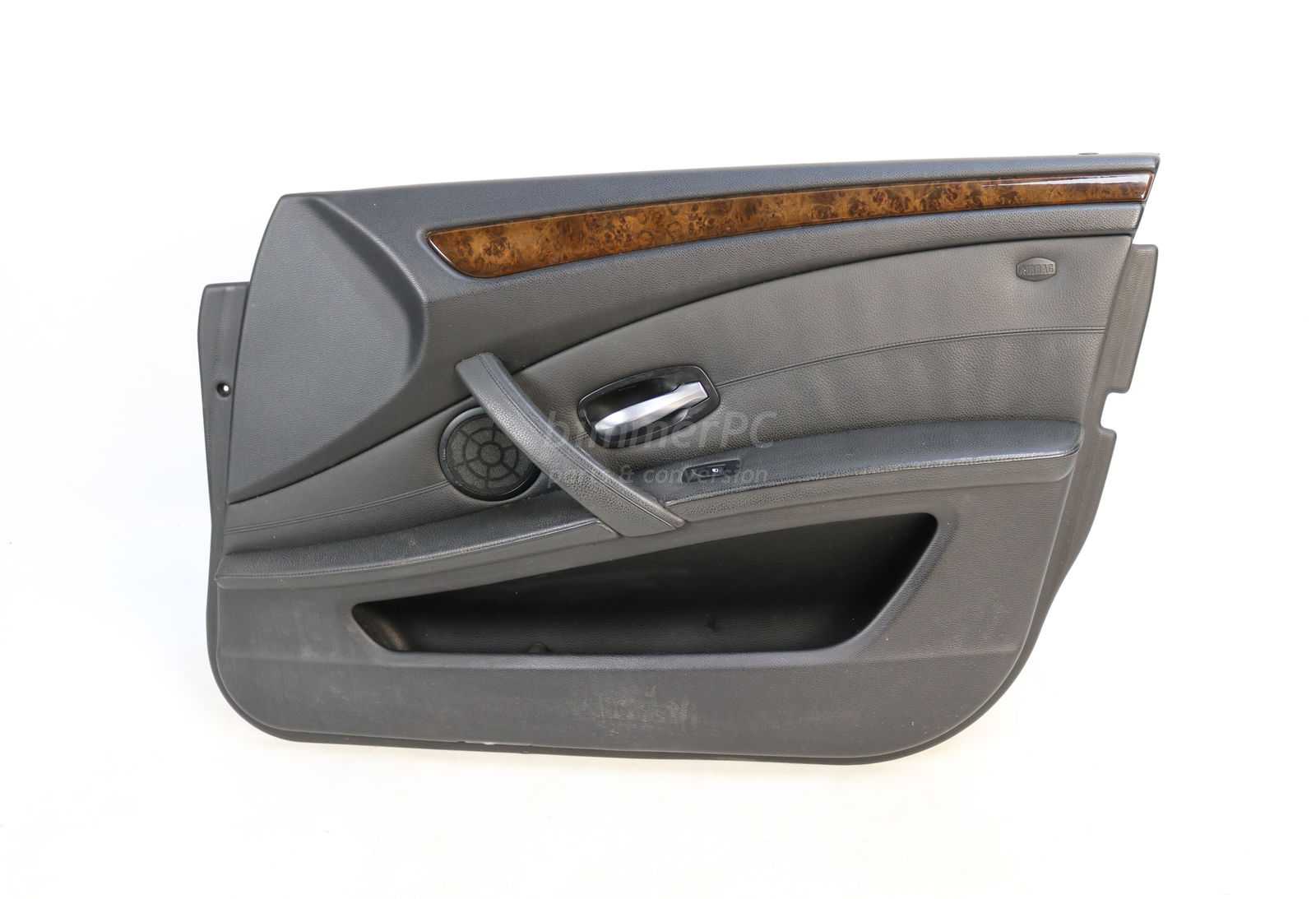 Picture of BMW 51416983616 Right Front Door Panel Dakota Black Leather E60 E61 LCI Late for sale