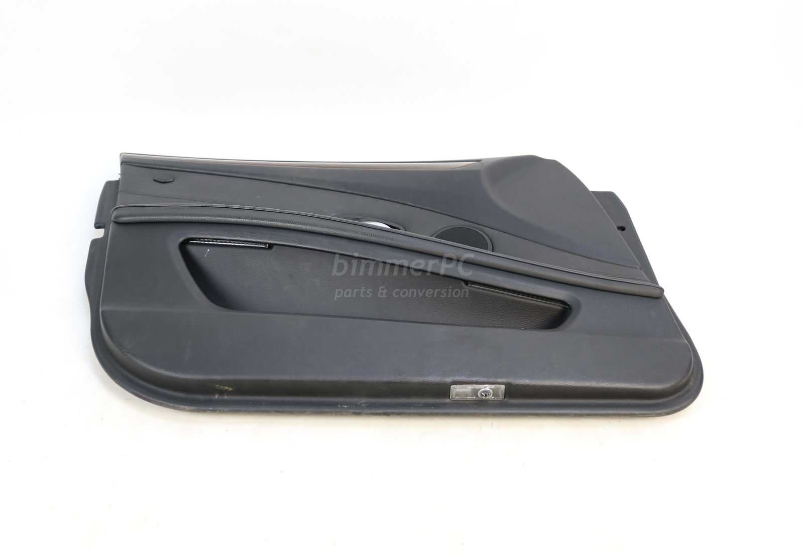 Picture of BMW 51416983613 Left Front Drivers Door Panel Dakota Black Leather E60 E61 LCI Late for sale