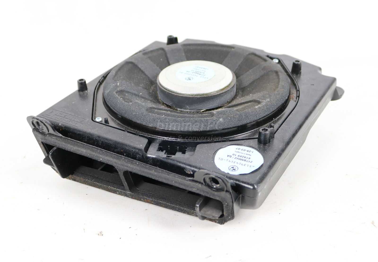 Picture of BMW 65139143141 Front Left Drivers Bass Audio Woofer Loud Underseat Speaker E60 E61 E63 for sale