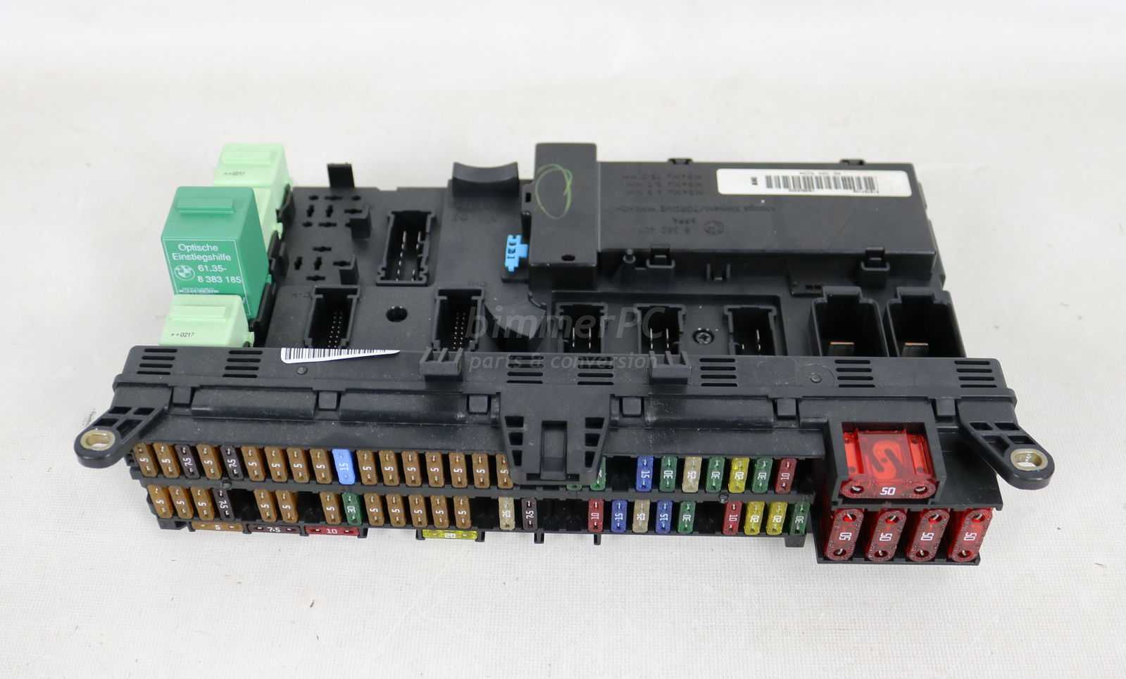 Picture of BMW 61138384525 Front Dashboard Glovebox Power Distribution Fuse Box Panel E53 for sale