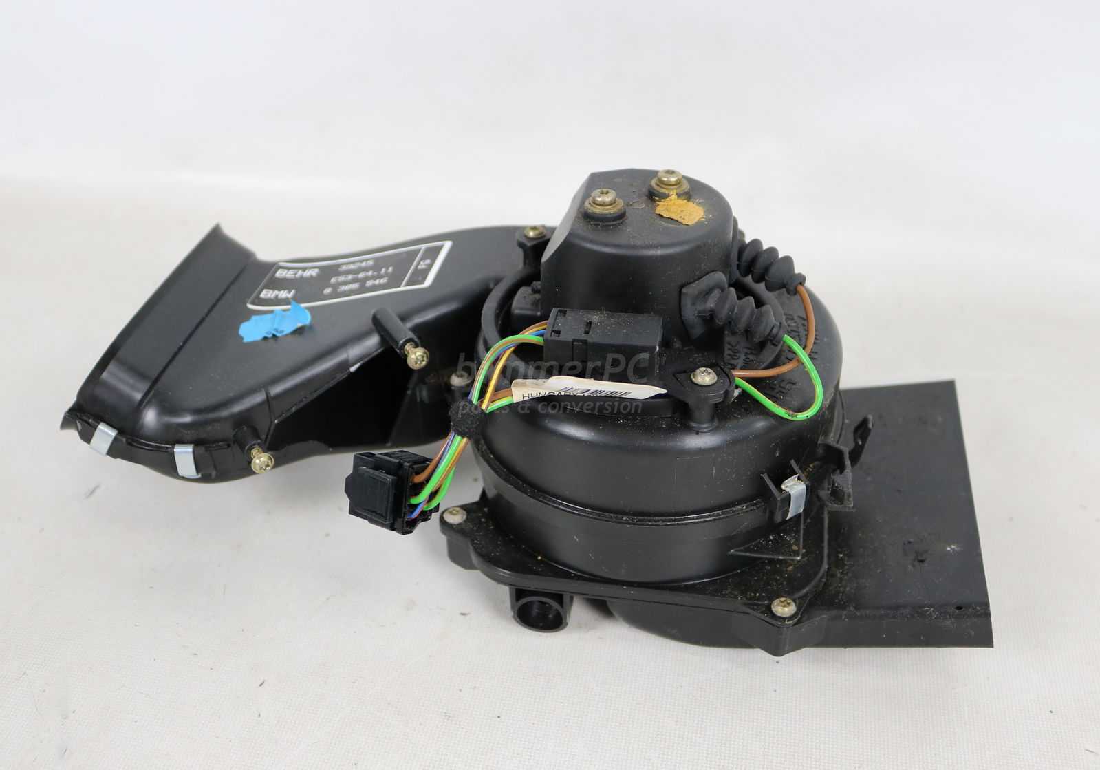 Picture of BMW 64118385546 Heater Air Conditioning AC Rear Climate Control Seat Blower Motor E53 for sale