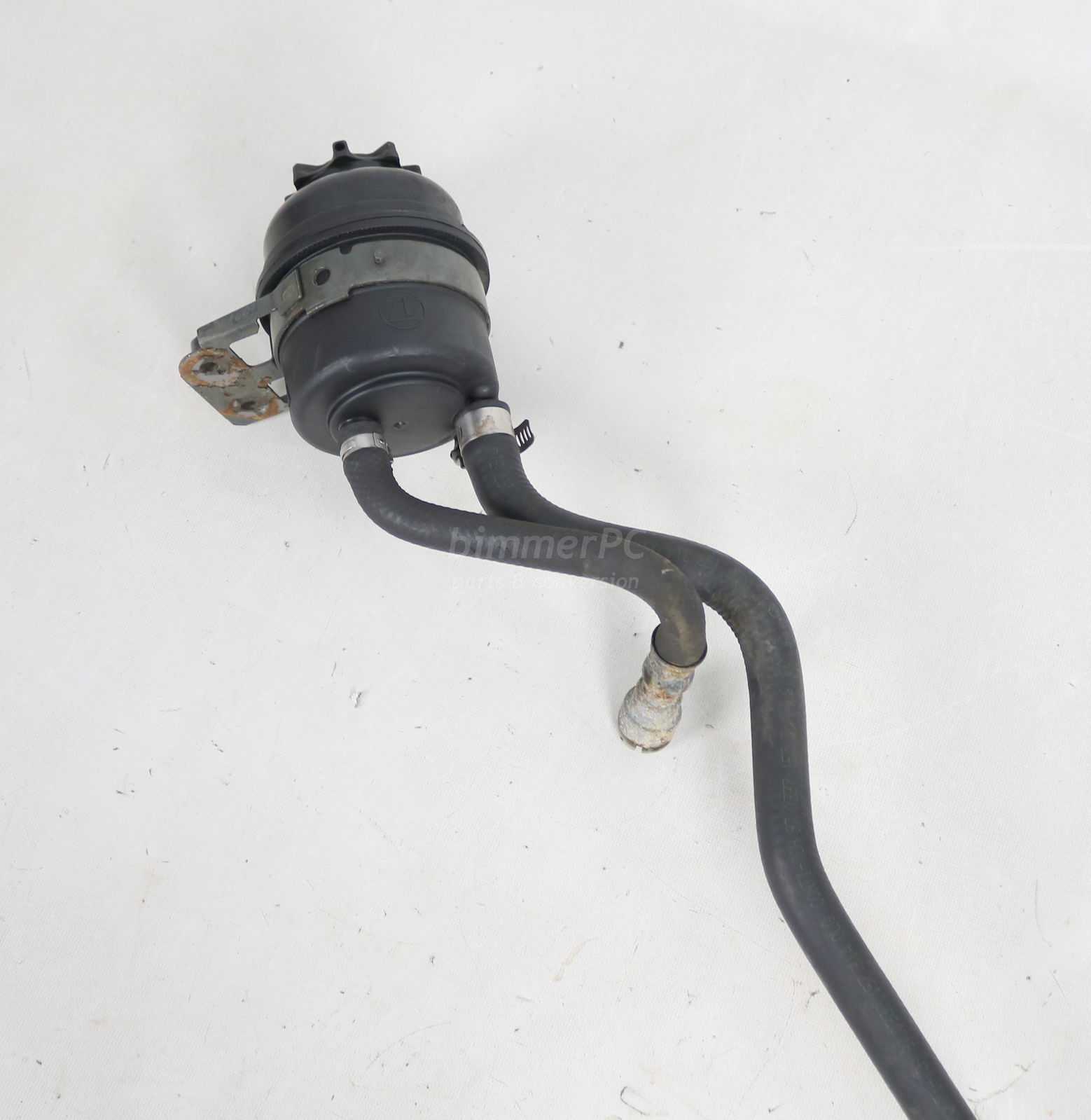 Picture of BMW 32416851217 Power Steering Fluid Reservoir w Hoses Lines E53 X5 V8 Early for sale