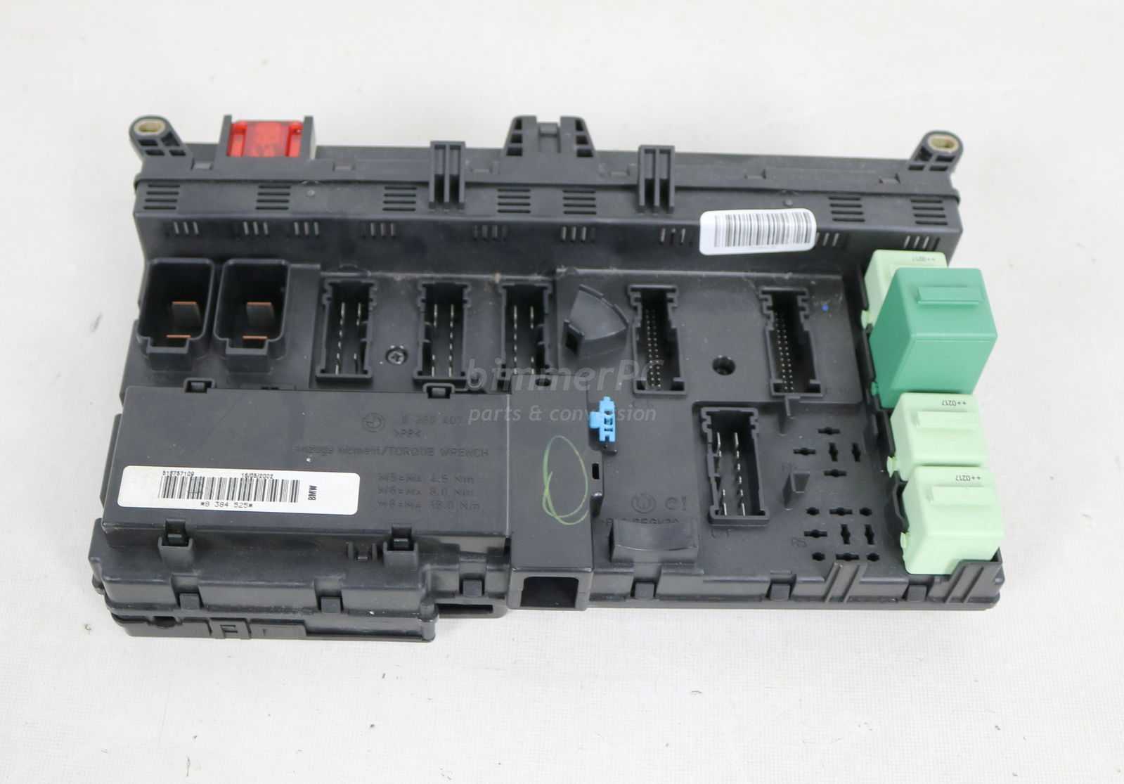 Picture of BMW 61138384525 Front Dashboard Glovebox Power Distribution Fuse Box Panel E53 for sale