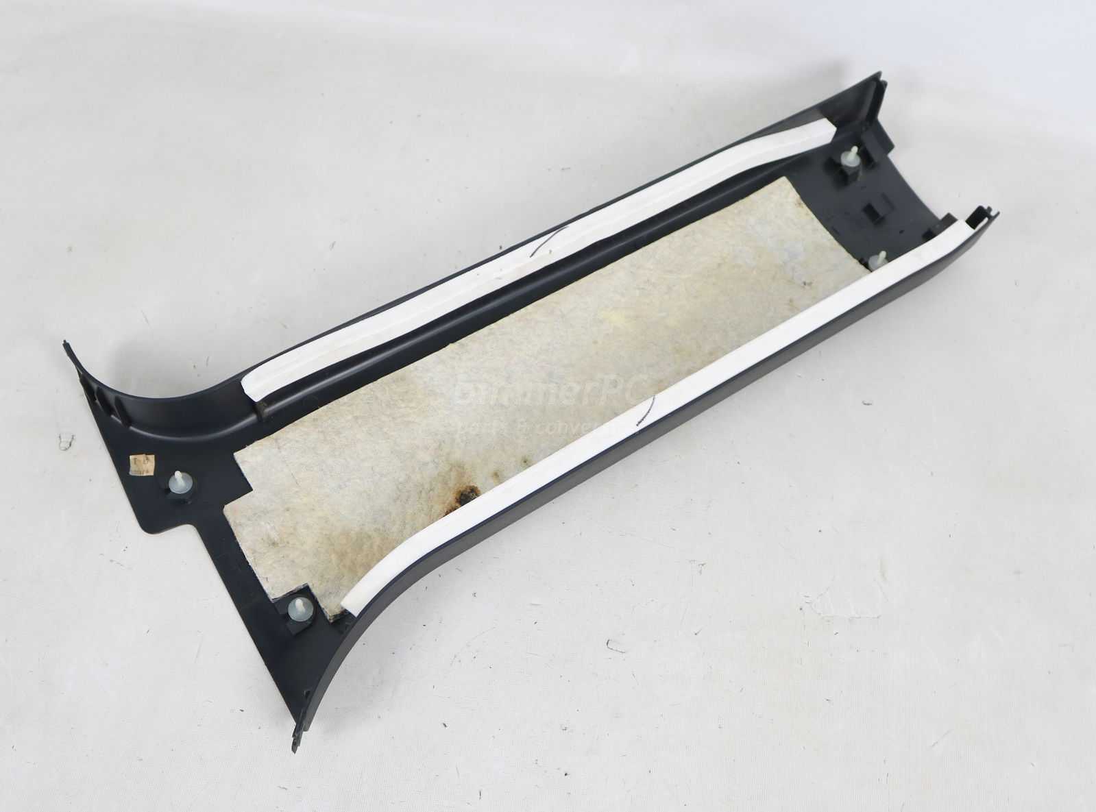 Picture of BMW 51438259258 Black Right Passengers Lower B Pillar Column Cover Trim Panel E53 for sale