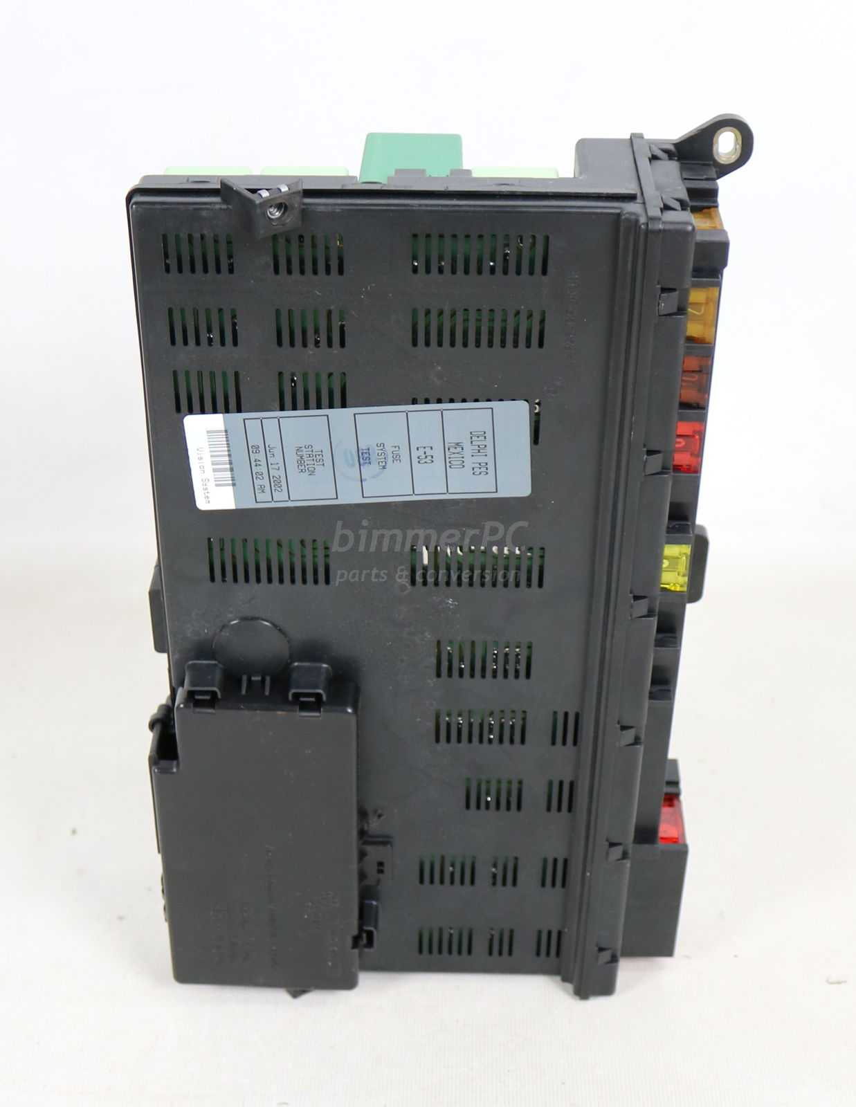 Picture of BMW 61138384525 Front Dashboard Glovebox Power Distribution Fuse Box Panel E53 for sale