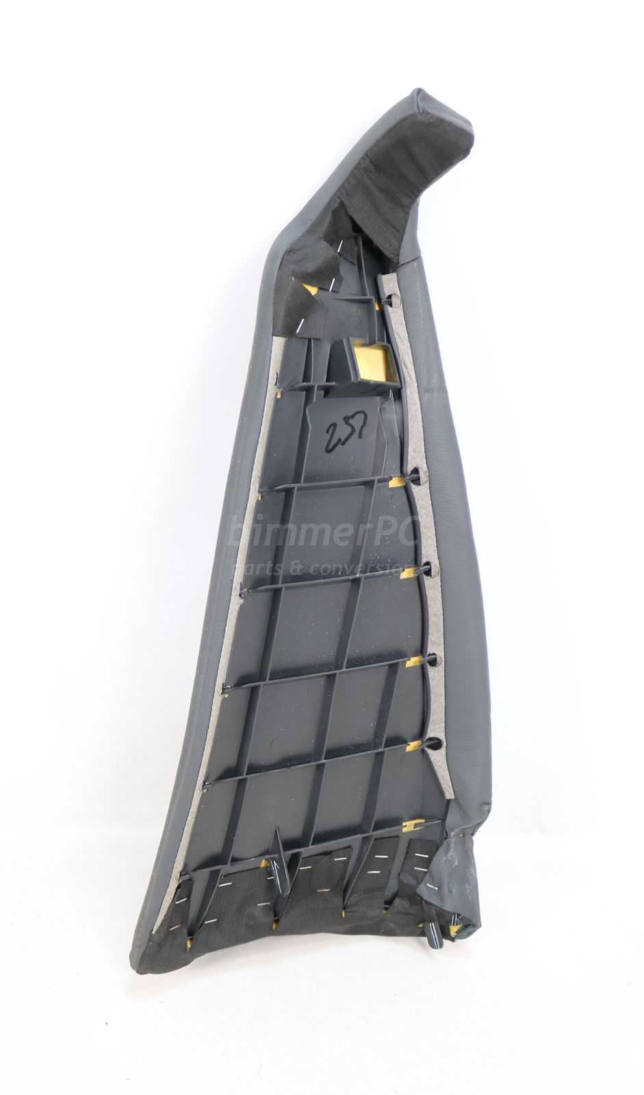 Picture of BMW 52208258399 Left Rear Seat Outer Bolster Cushion Black Leather E53 Early for sale