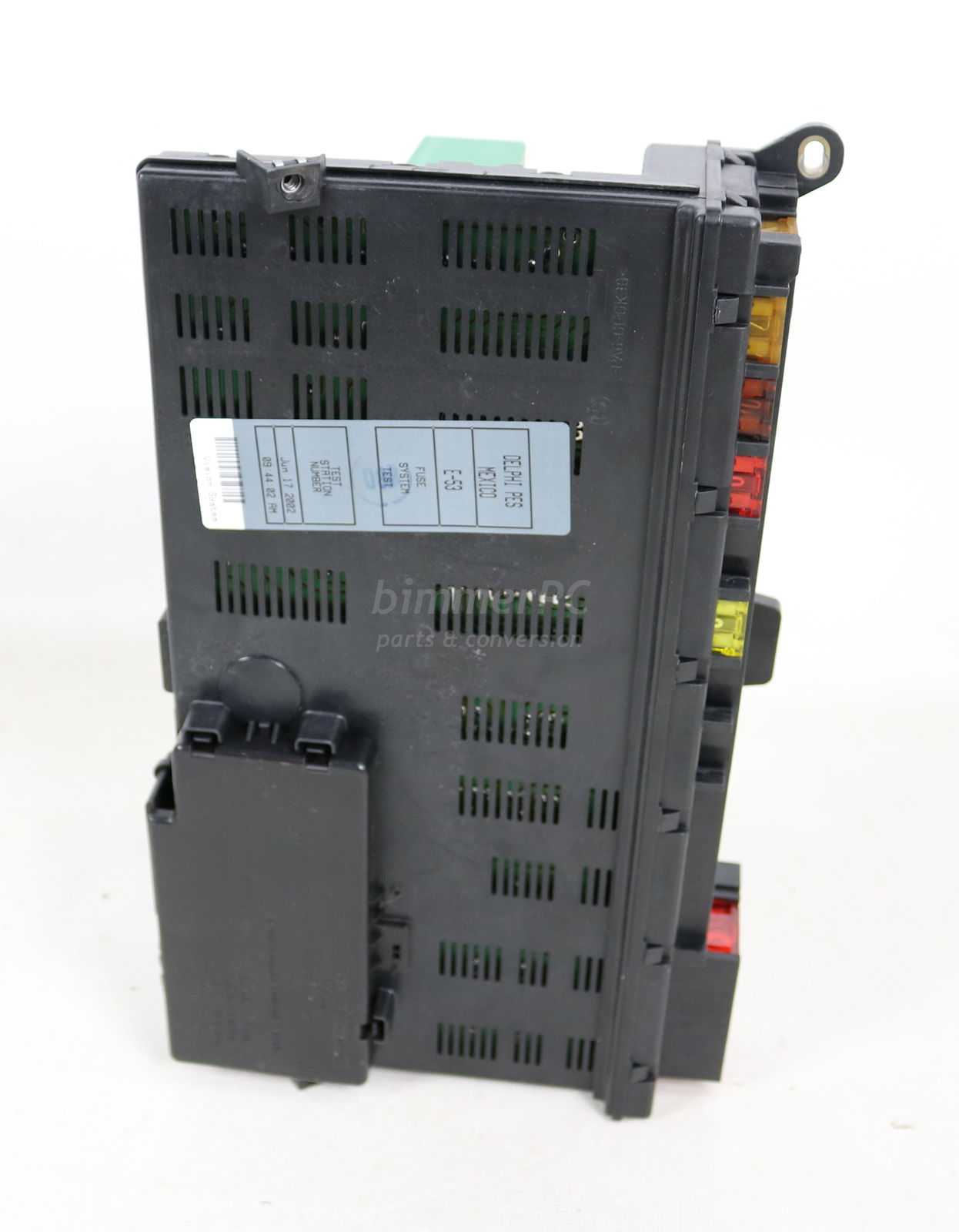 Picture of BMW 61138384525 Front Dashboard Glovebox Power Distribution Fuse Box Panel E53 for sale