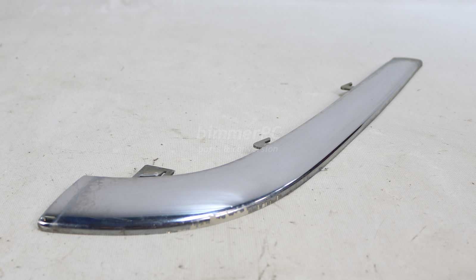 Picture of BMW 51111908067 Left Front Bumper Chrome Trim Strip Moulding E32 for sale